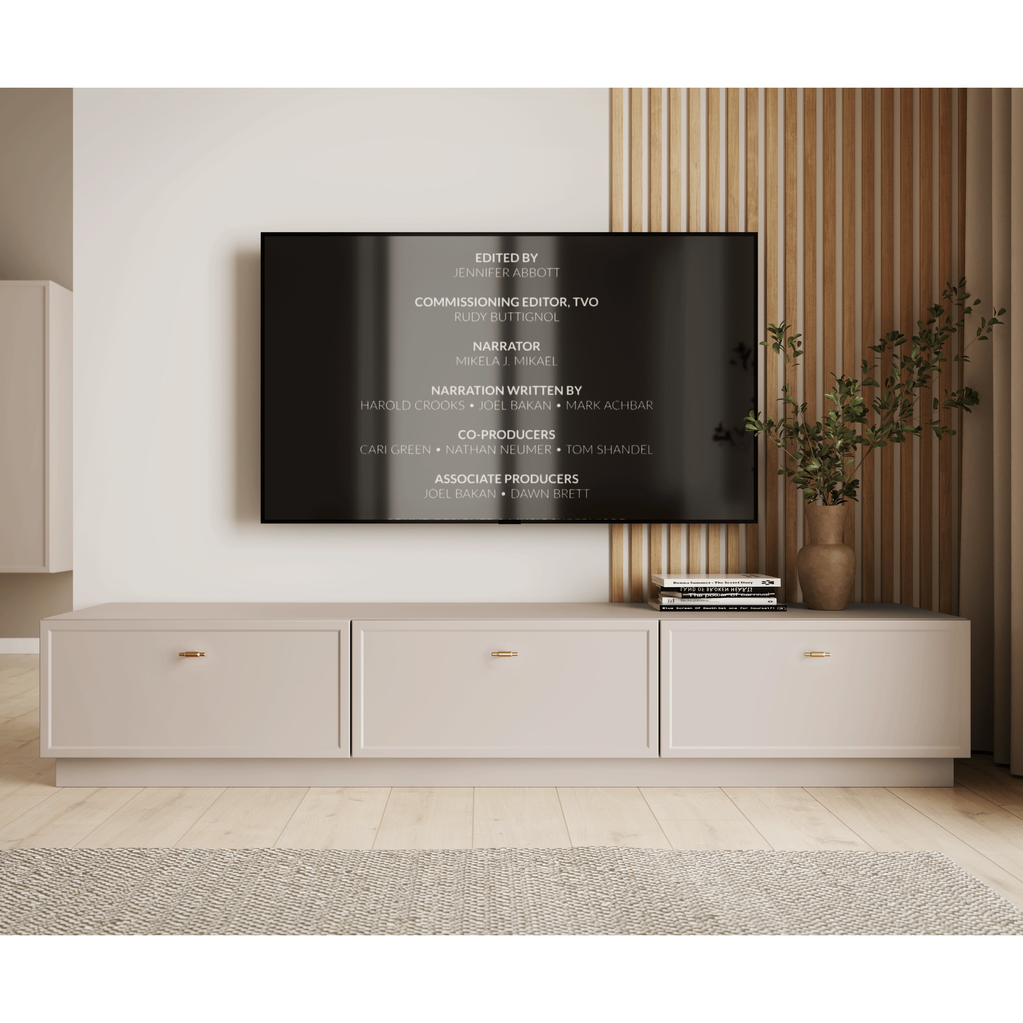 TV komoda Lorini 200cm, material: MDF