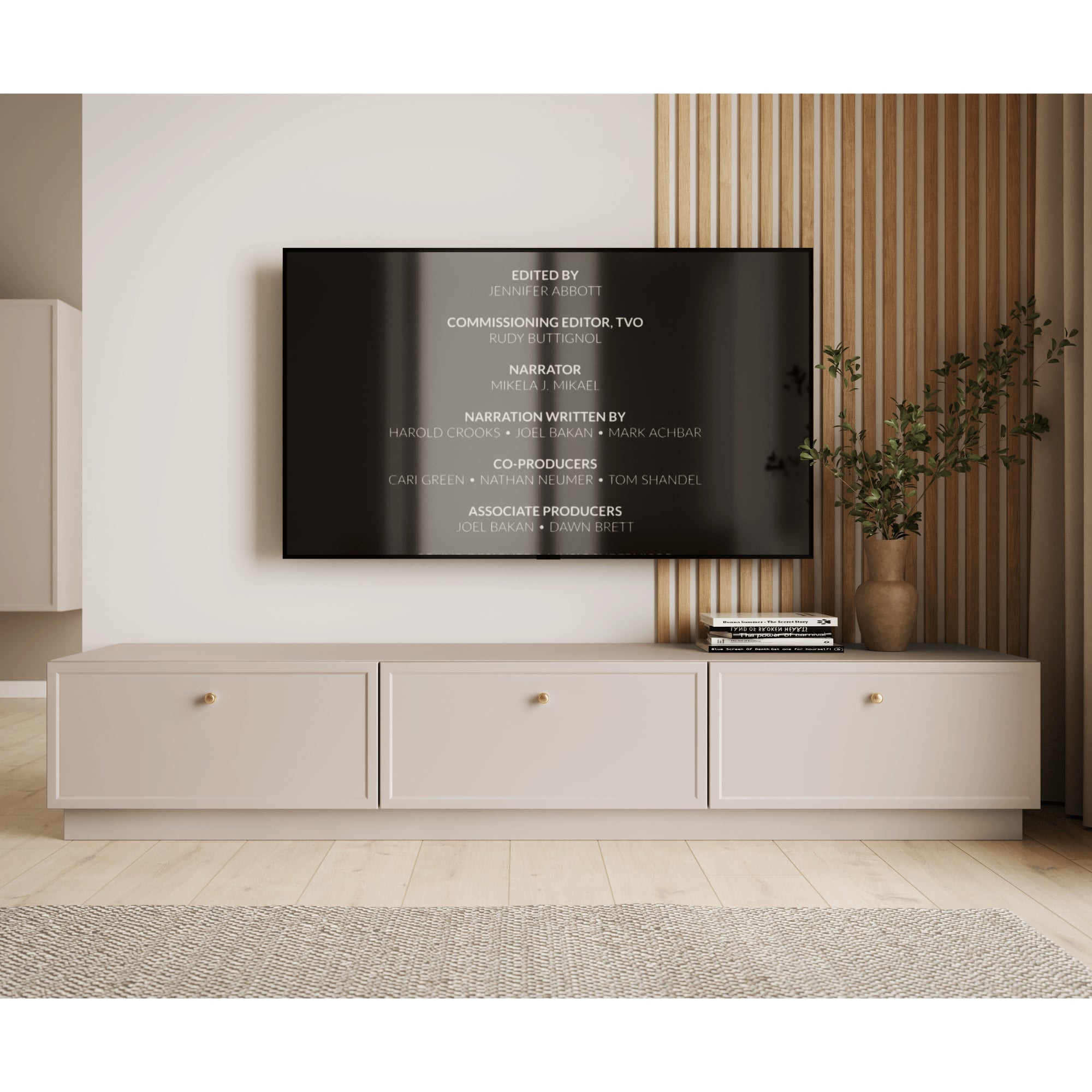 TV komoda Lorini 200cm, material: MDF