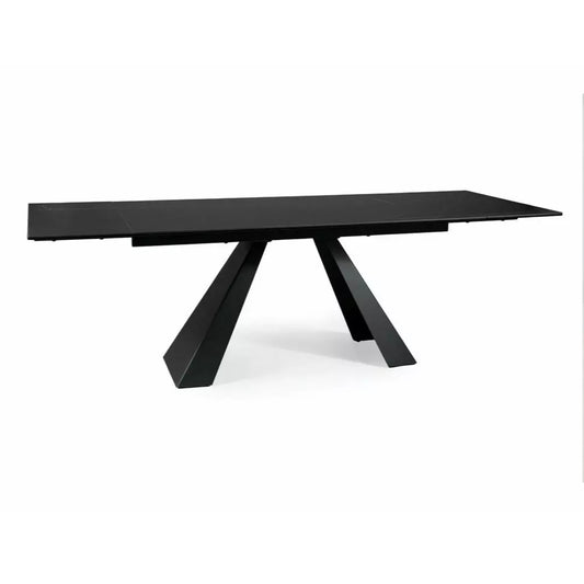 Blagovaonski stol Salvadore 160/240x90cm, Materijal: Kaljeno staklo/Keramika