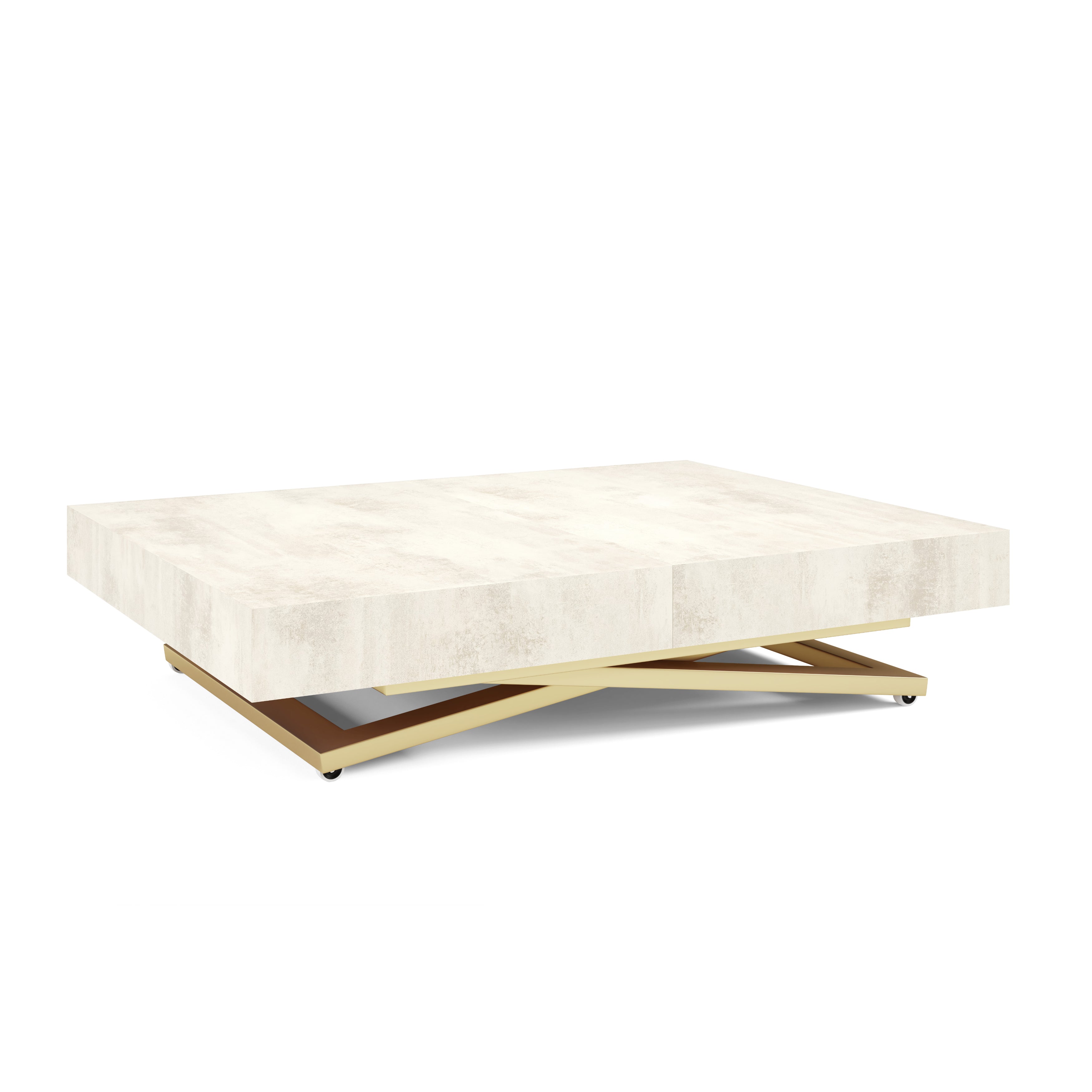 Klubska mizica Sanna U 120/200x90cm, Material: Izbira materiala