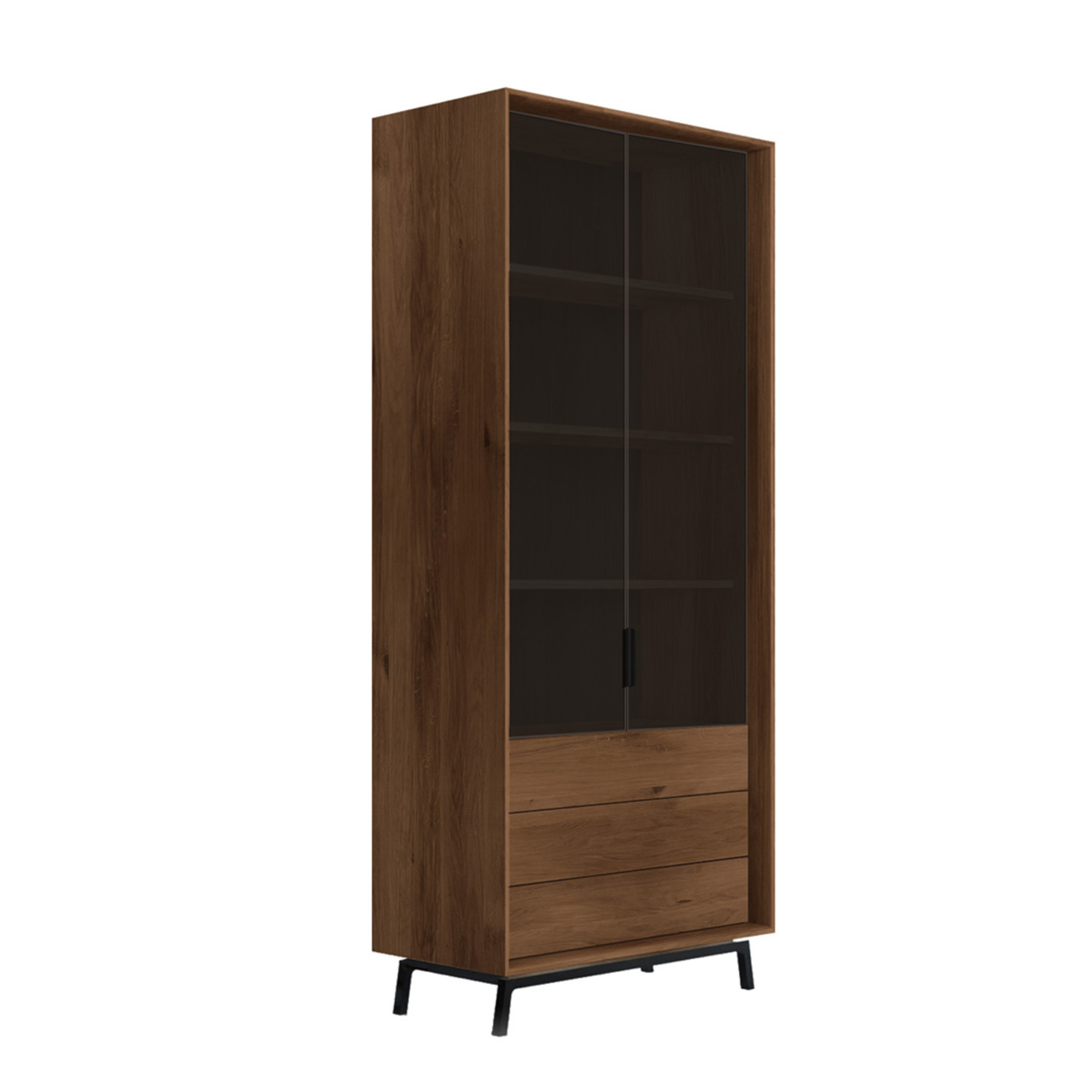 Vitrina Modern Loft 45x200 cm, Material: Masivni hrast