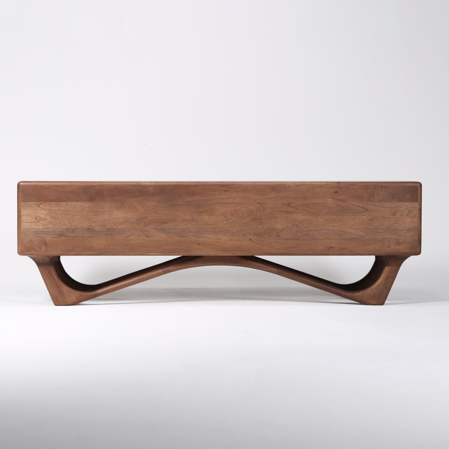 TV komoda Antoni 160x45 cm, material: polno les oreh