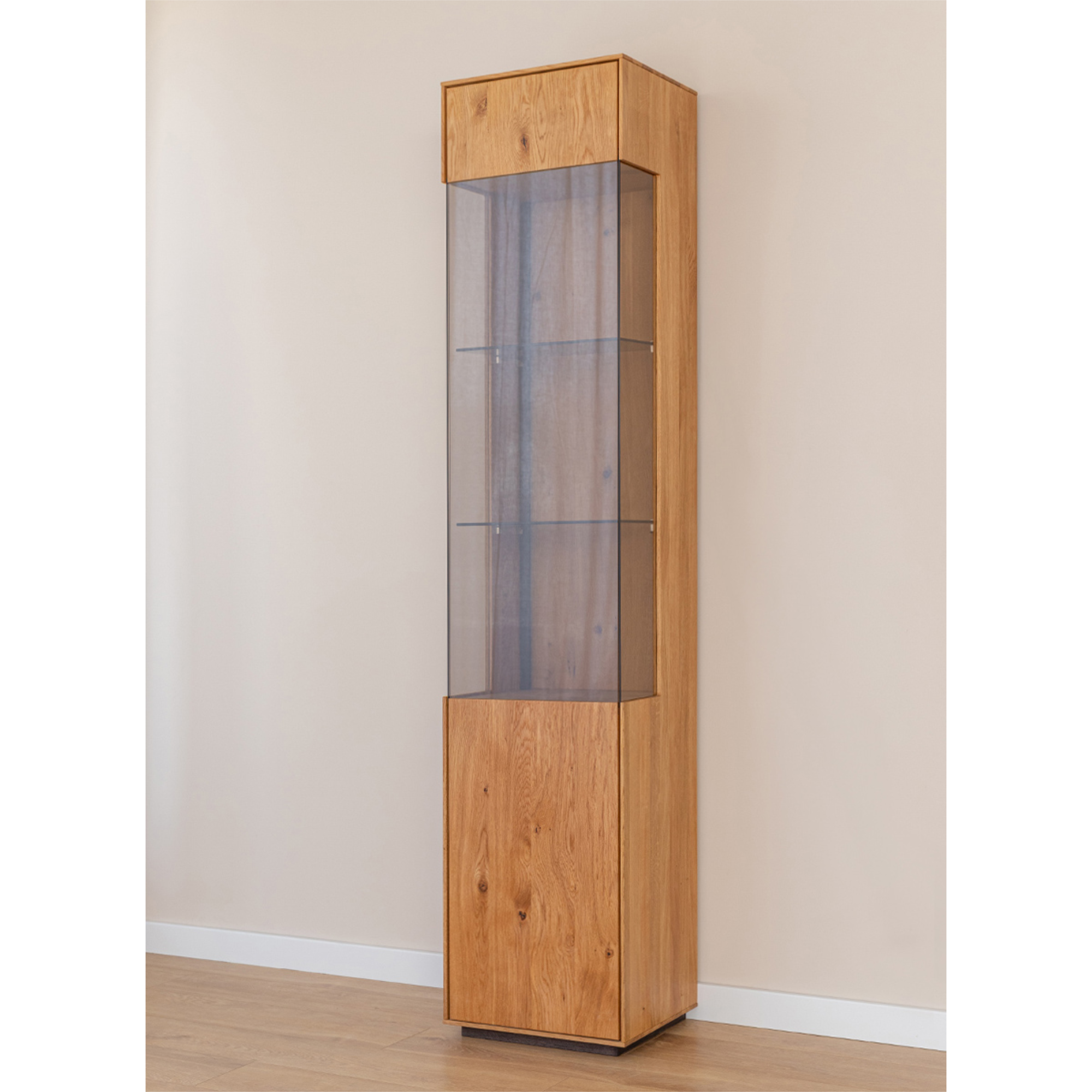 Vitrina Collodi 43x205 cm, Material: Masivno hrastovo les
