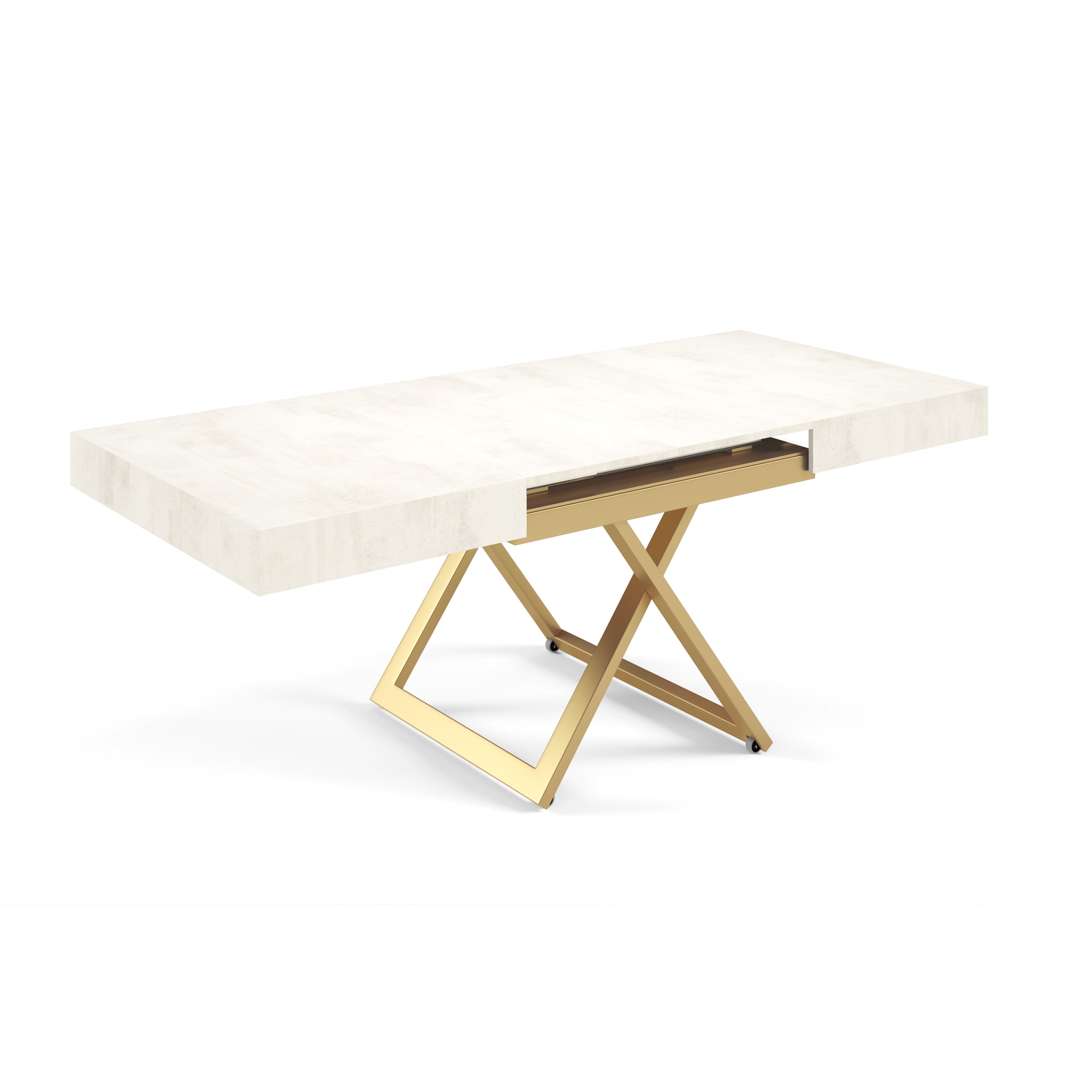 Klubska mizica Sanna U 120/200x90cm, Material: Izbira materiala