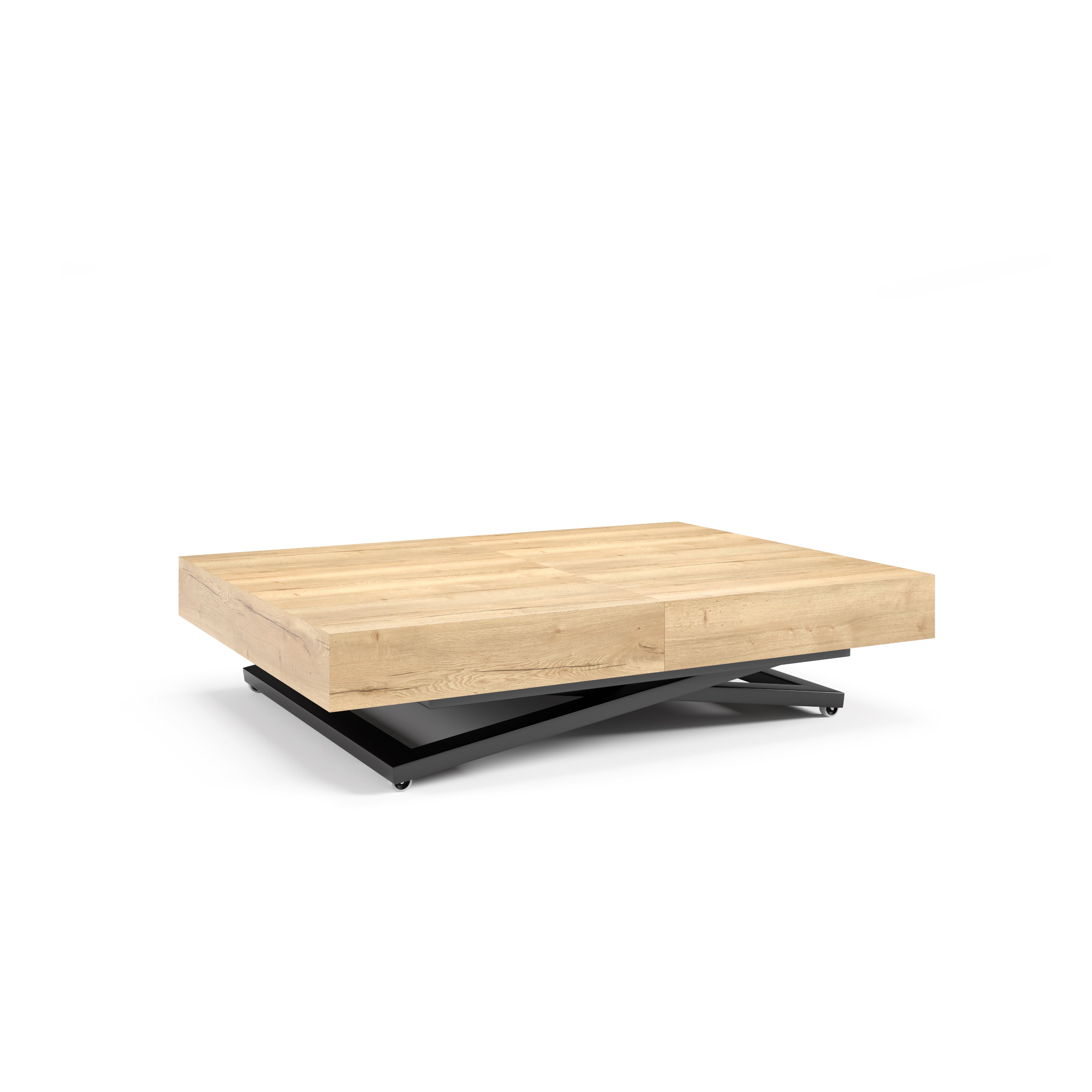 Klubska mizica Sanna U 120/200x90cm, Material: Izbira materiala