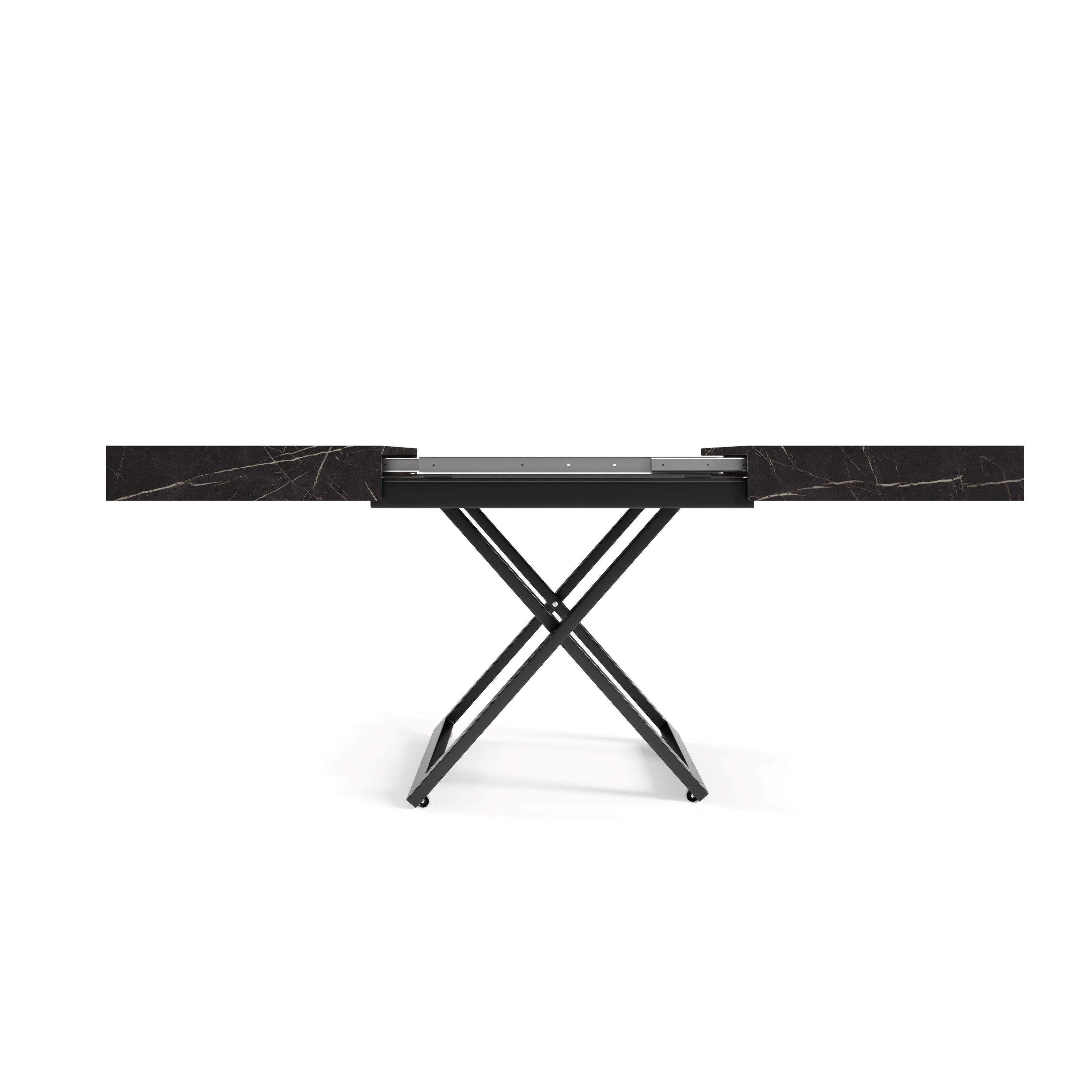 Klubska mizica Sanna U 120/200x90cm, Material: Izbira materiala