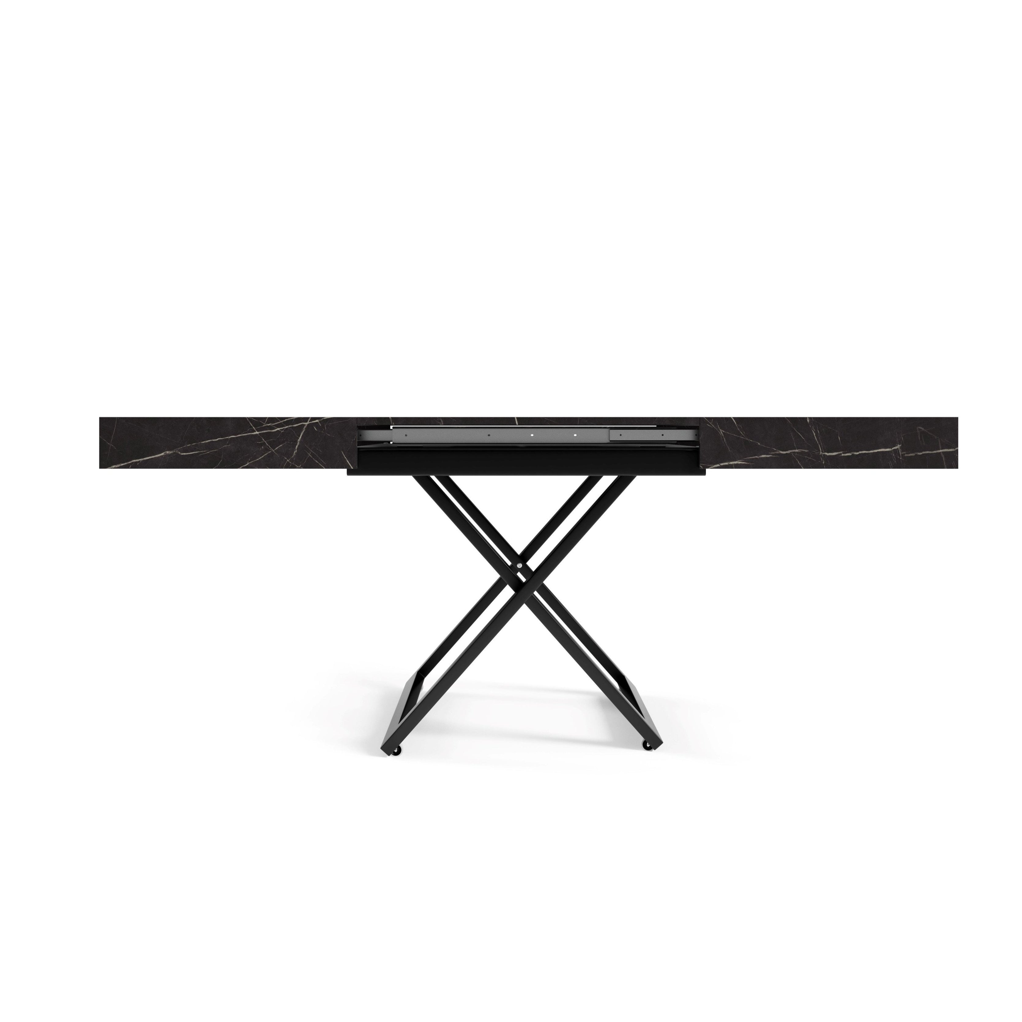 Klubska mizica Sanna U 120/200x90cm, Material: Izbira materiala