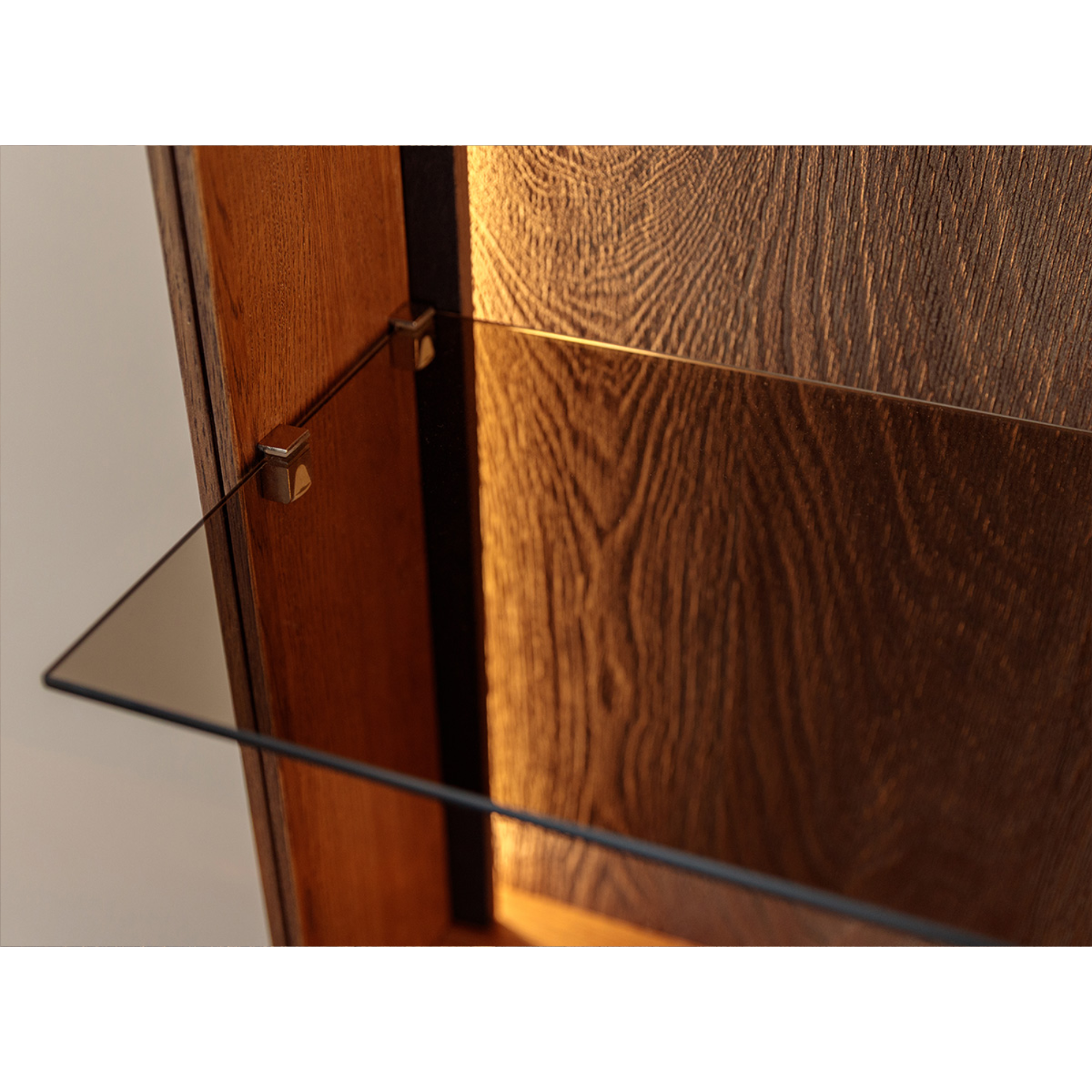 Vitrina Collodi 43x205 cm, Material: Masivno hrastovo les