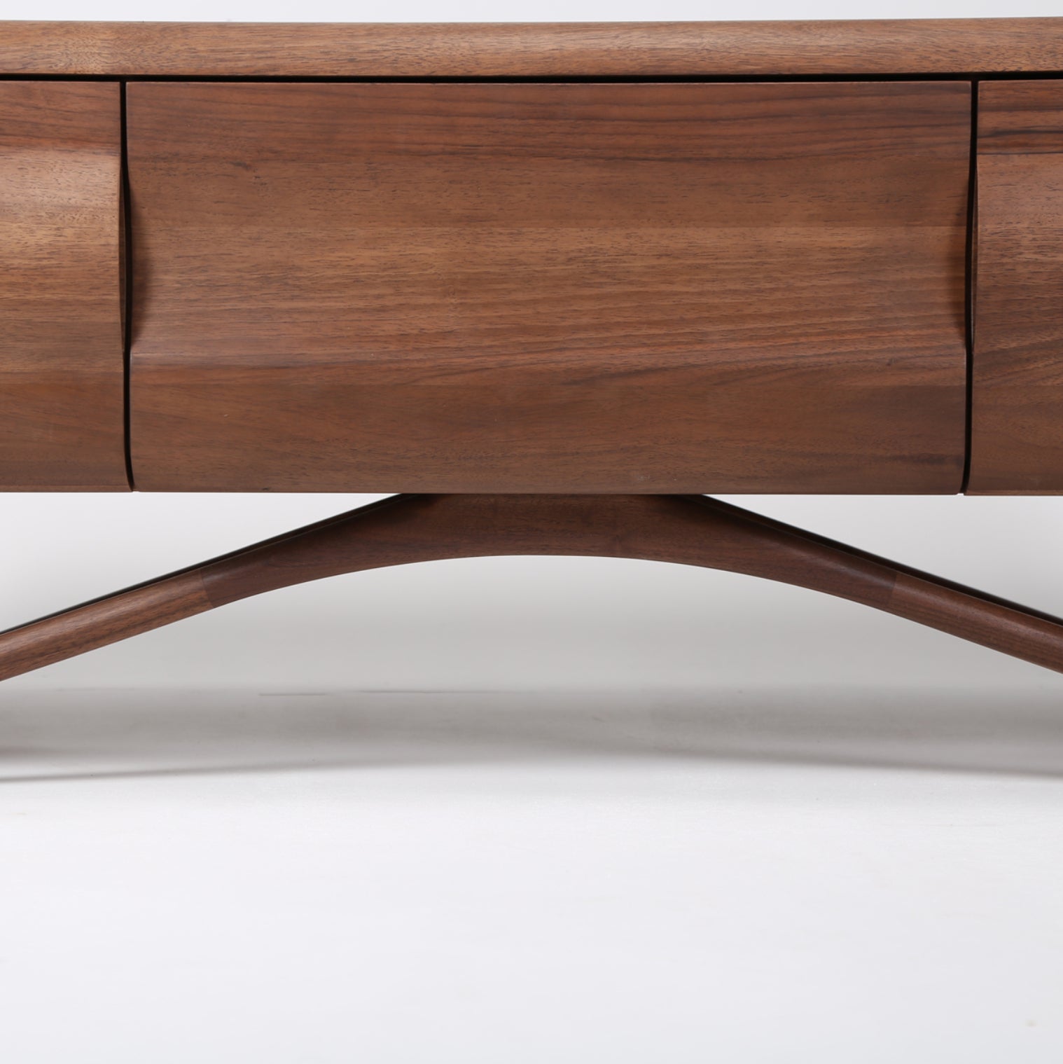 TV komoda Antoni 160x45 cm, material: polno les oreh