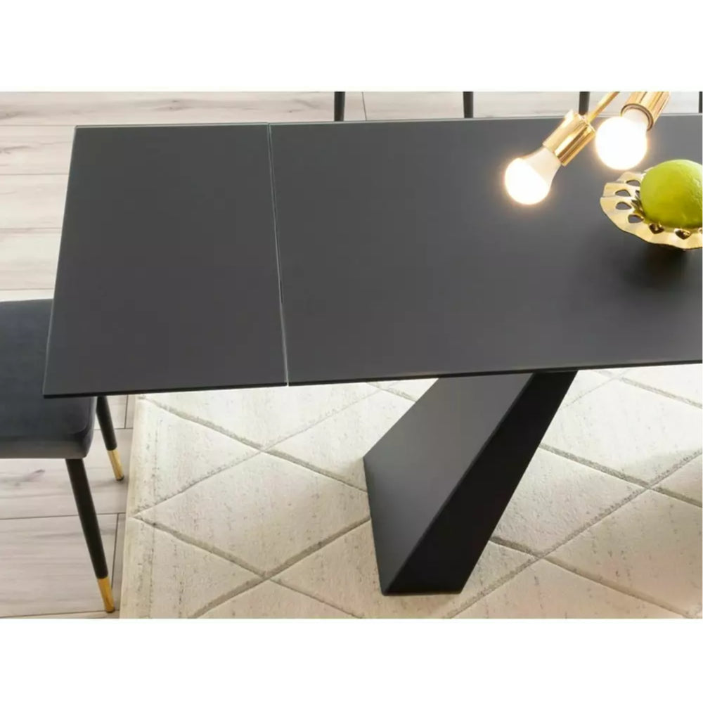 Jedilna miza Salvadore, Material: Kaljeno steklo