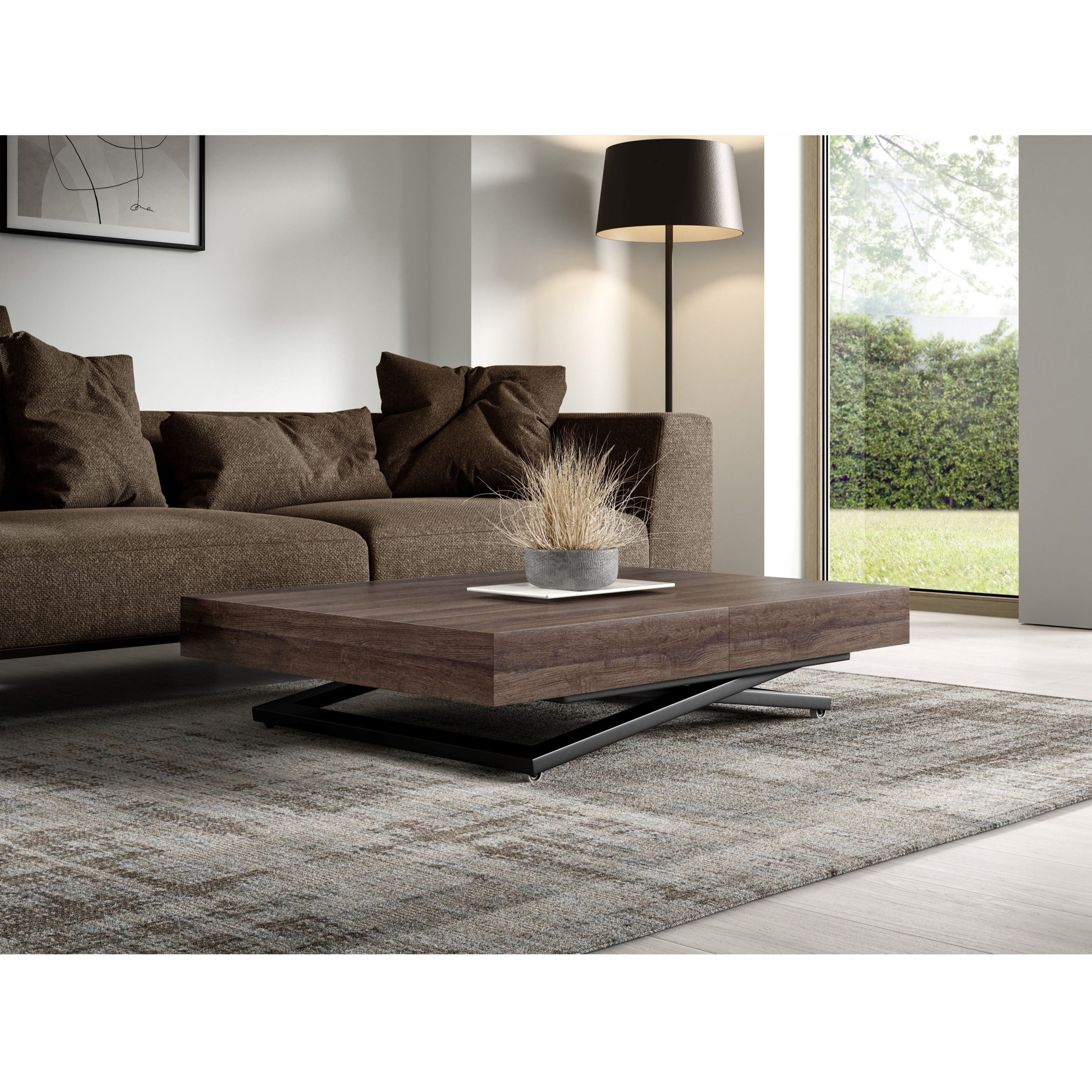 Klubska mizica Sanna U 120/200x90cm, Material: Izbira materiala