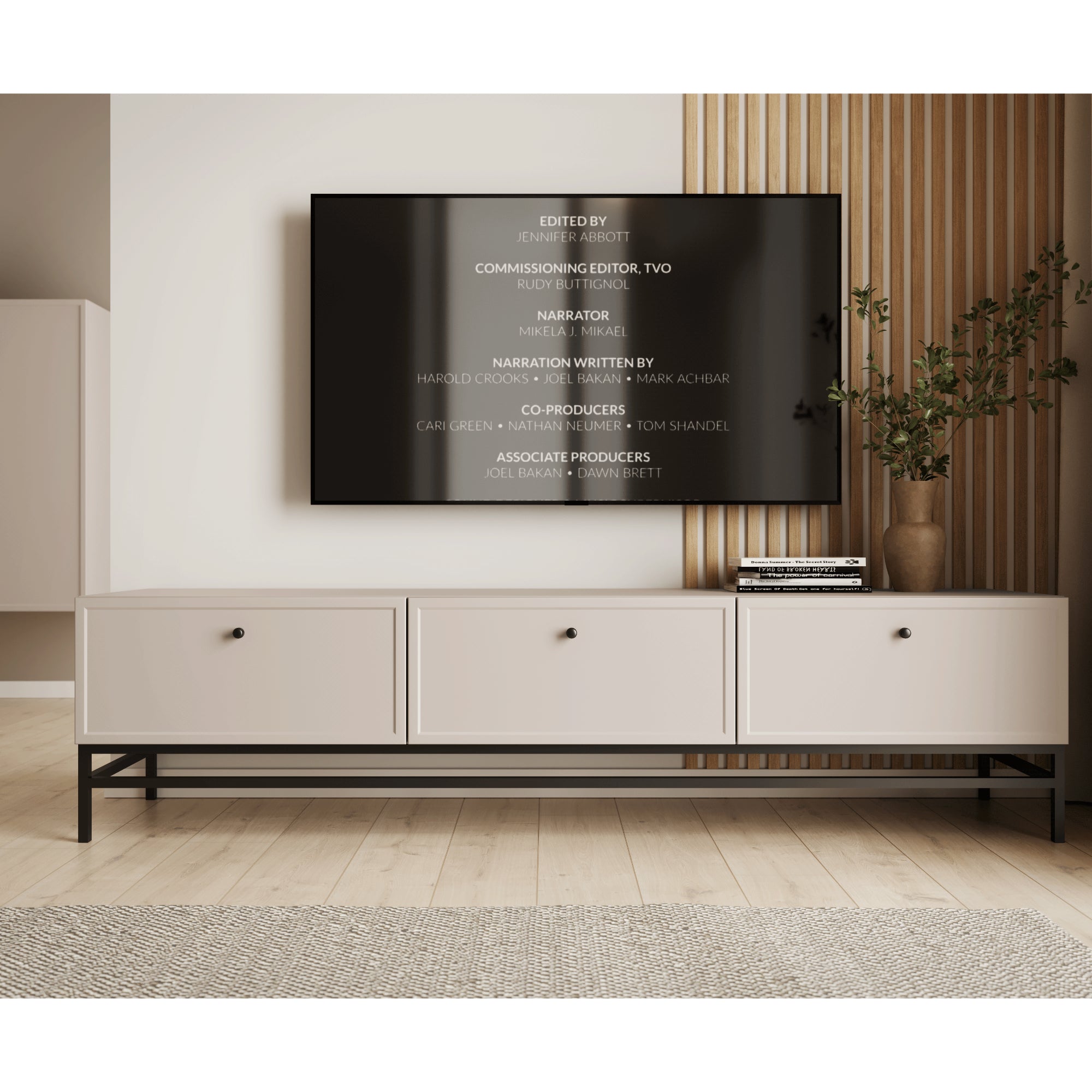 TV komoda Lorini 200cm, material: MDF