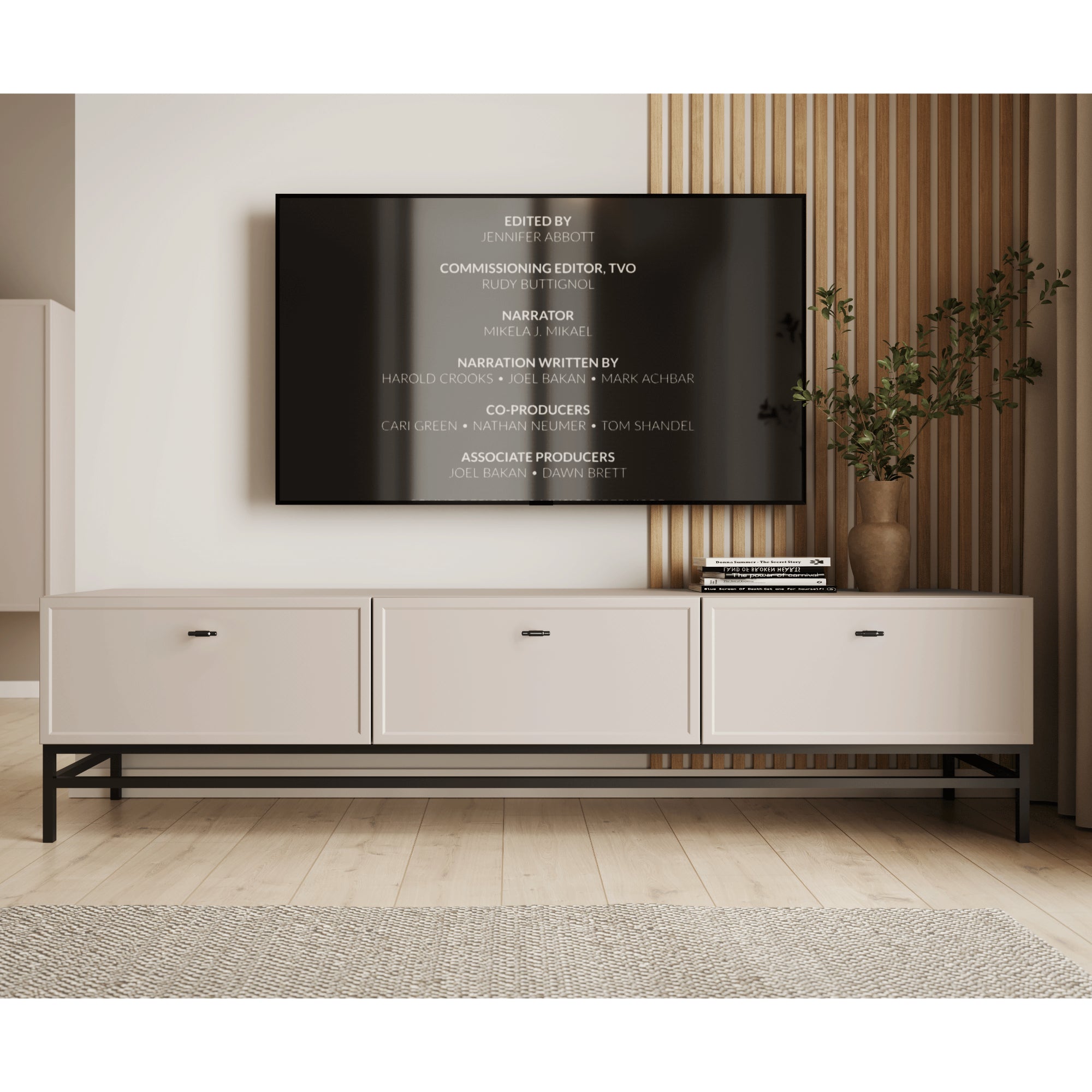 TV komoda Lorini 200cm, material: MDF