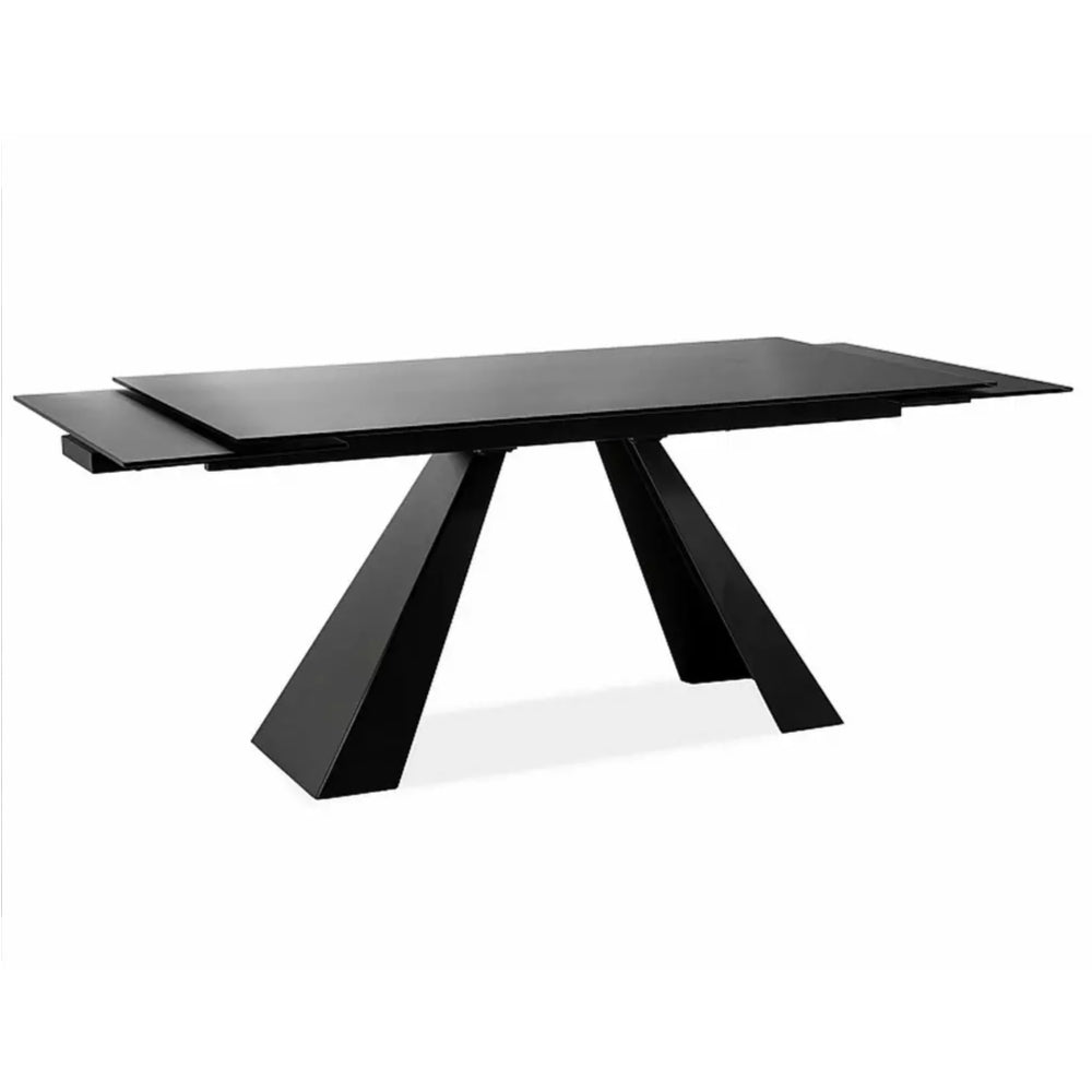 Jedilna miza Salvadore, Material: Kaljeno steklo