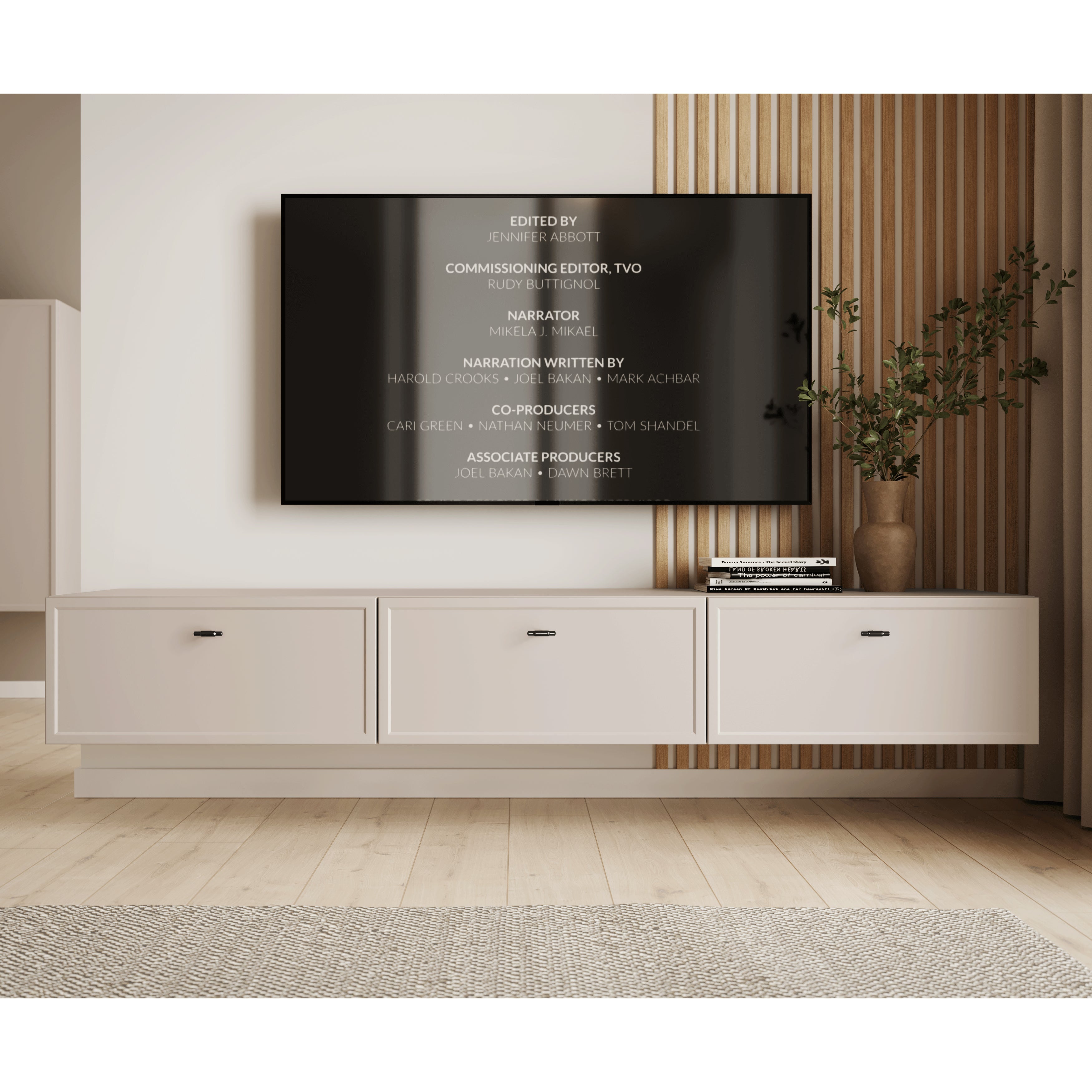 TV komoda Lorini 200cm, material: MDF