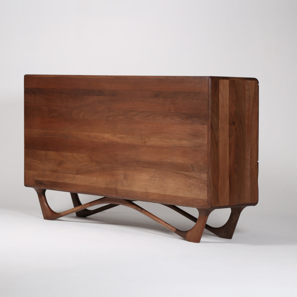 Komoda Antoni Alto 160x96 cm, material: polno les oreh