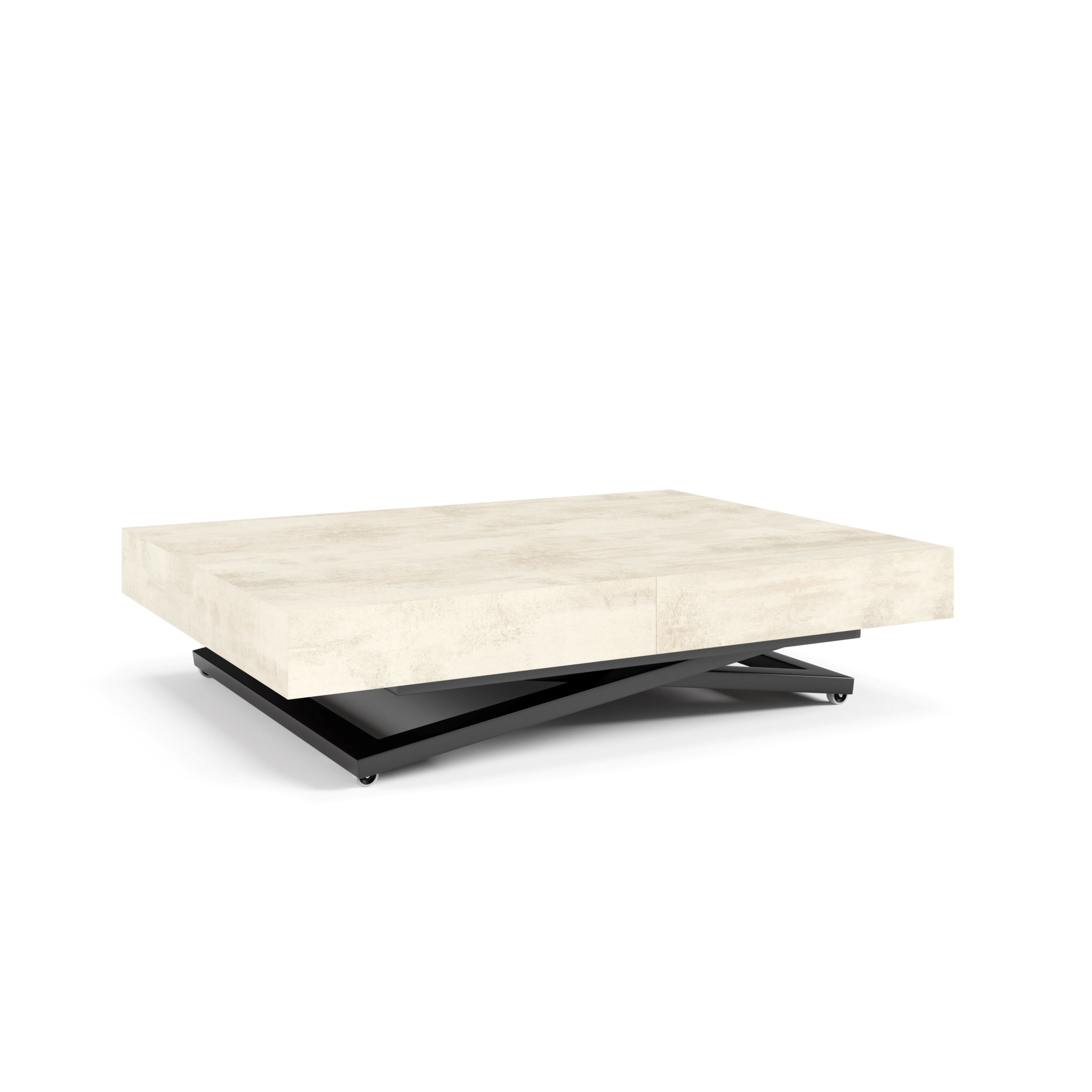 Klubska mizica Sanna U 120/200x90cm, Material: Izbira materiala