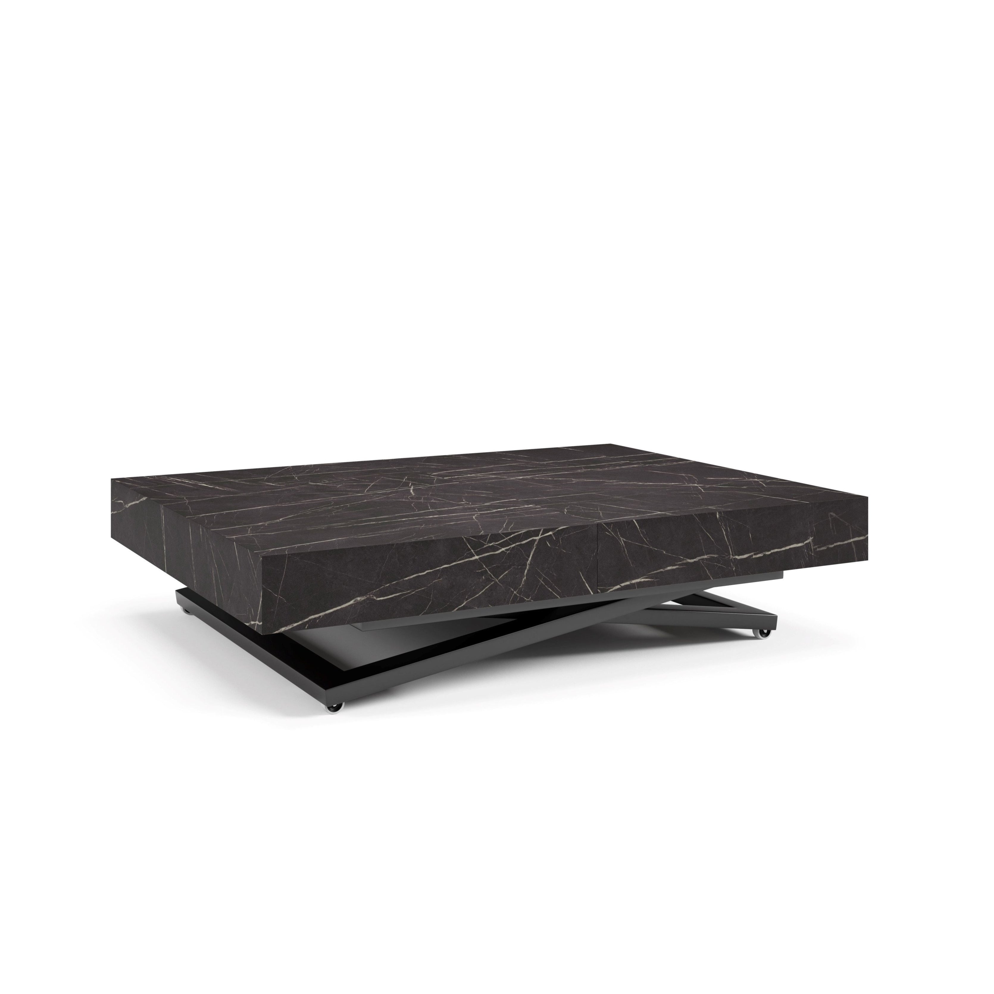 Klubska mizica Sanna U 120/200x90cm, Material: Izbira materiala