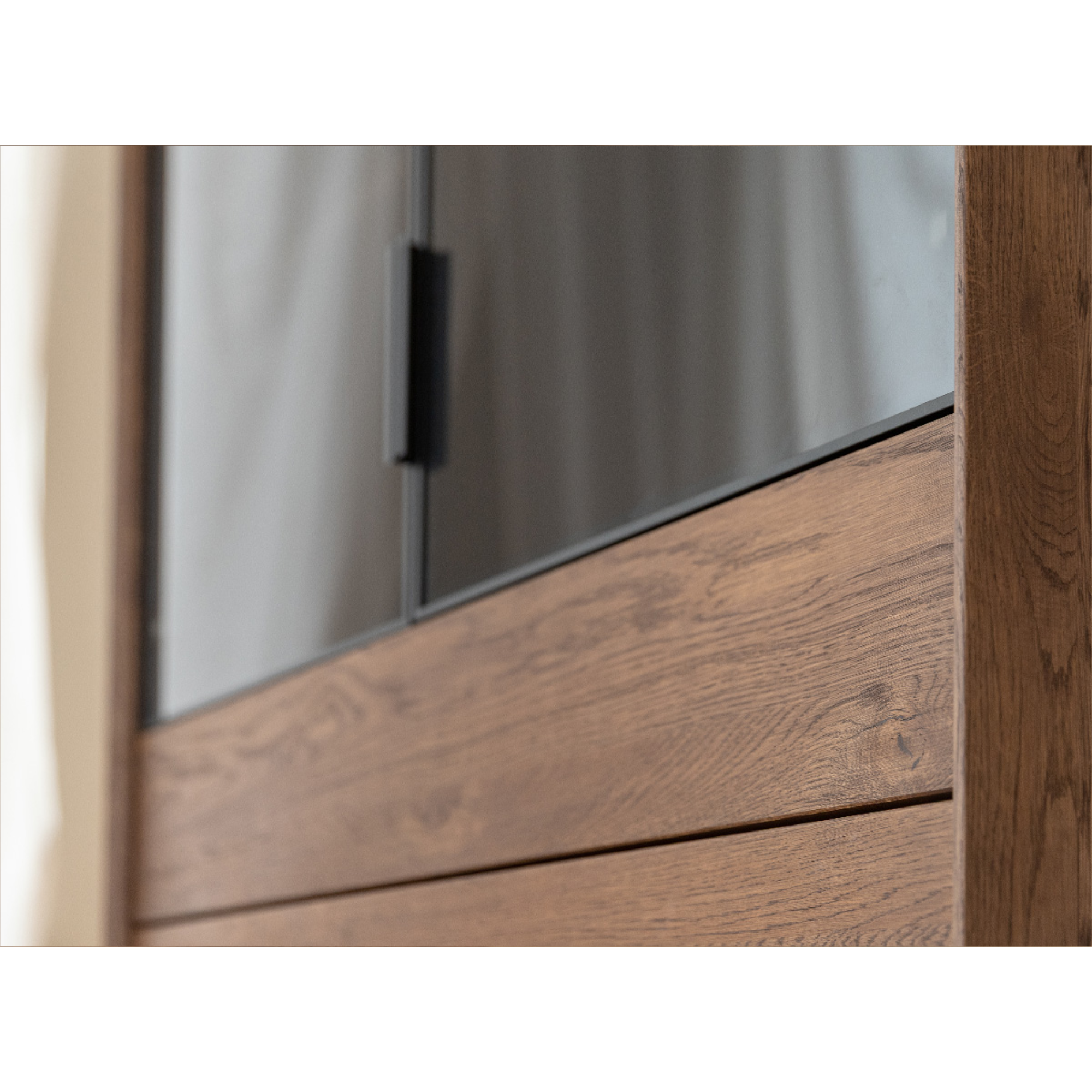 Vitrina Modern Loft 45x200 cm, Material: Masivni hrast