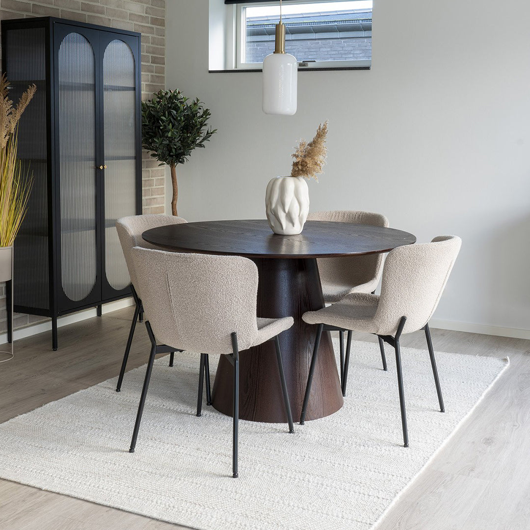 Jedilni stol Maceda, Material: Bukle