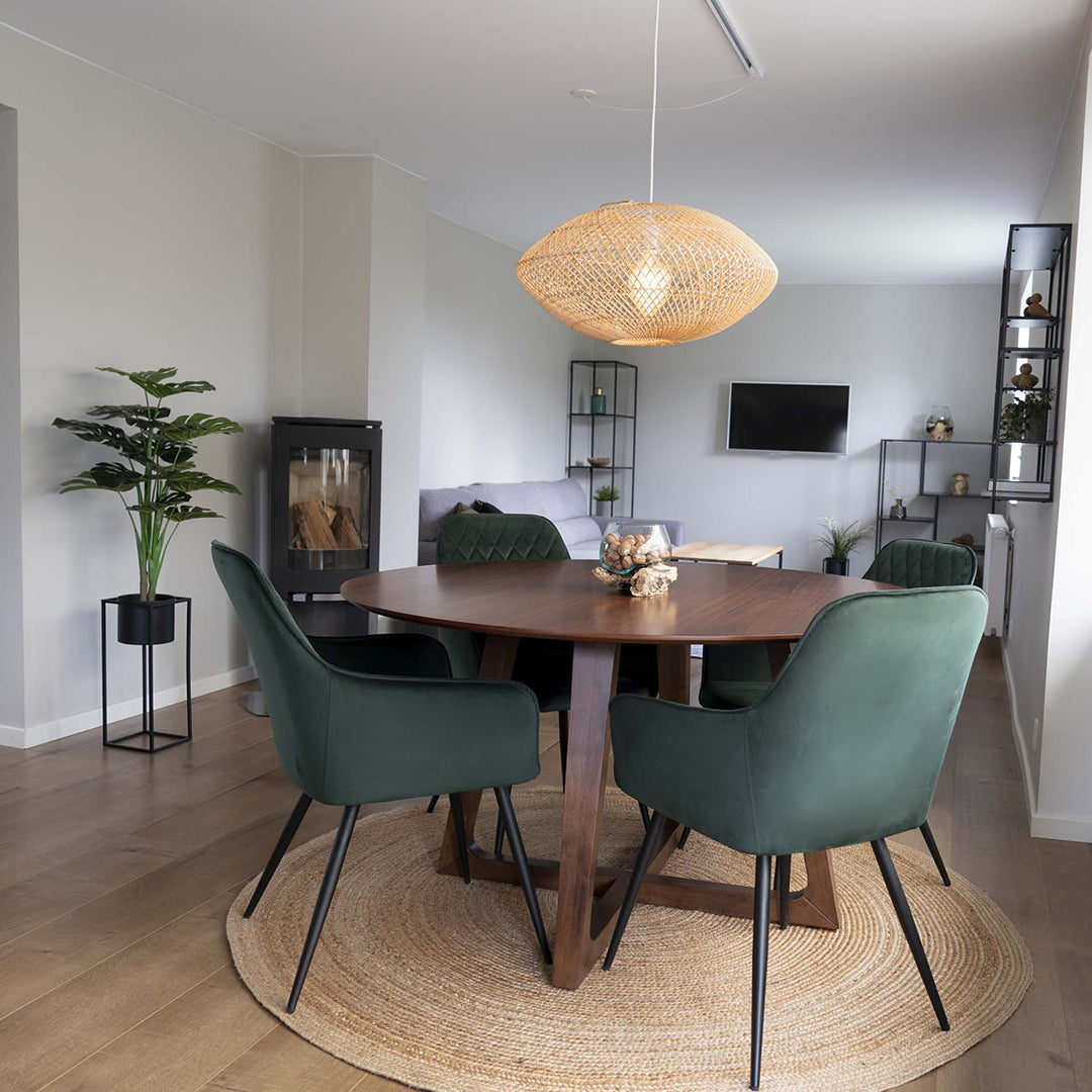 Jedilni stol Harbo, Material: žamet