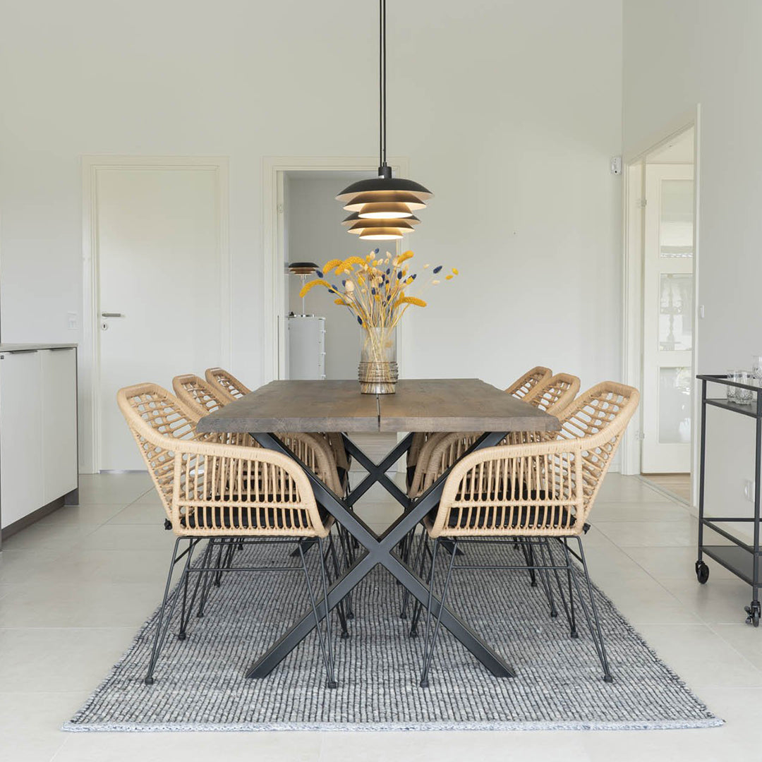 Jedilni stol Trieste, Material: PE ratan