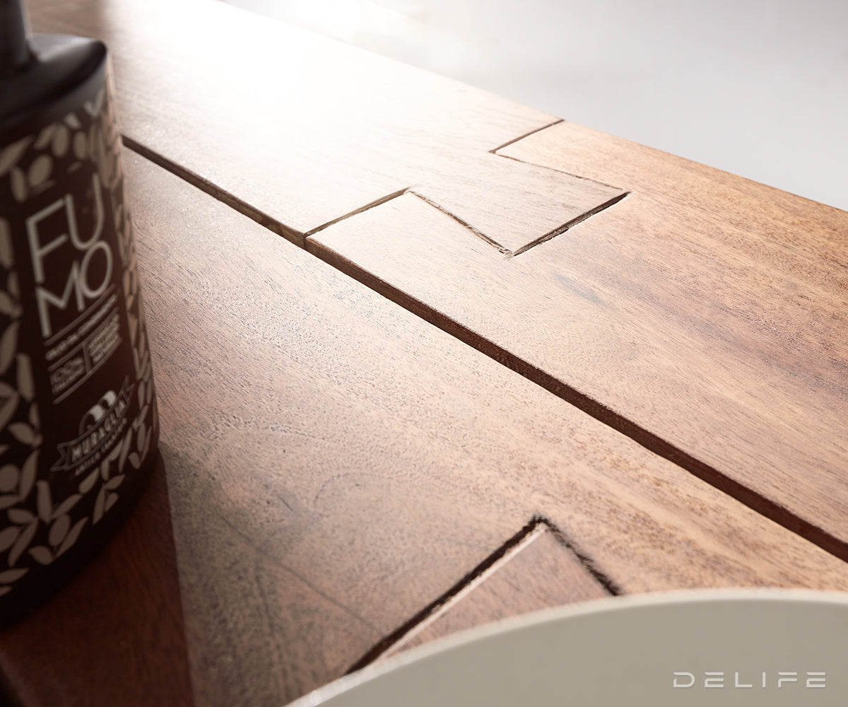 Barska miza Blokk 165x60cm, Material: Akacija