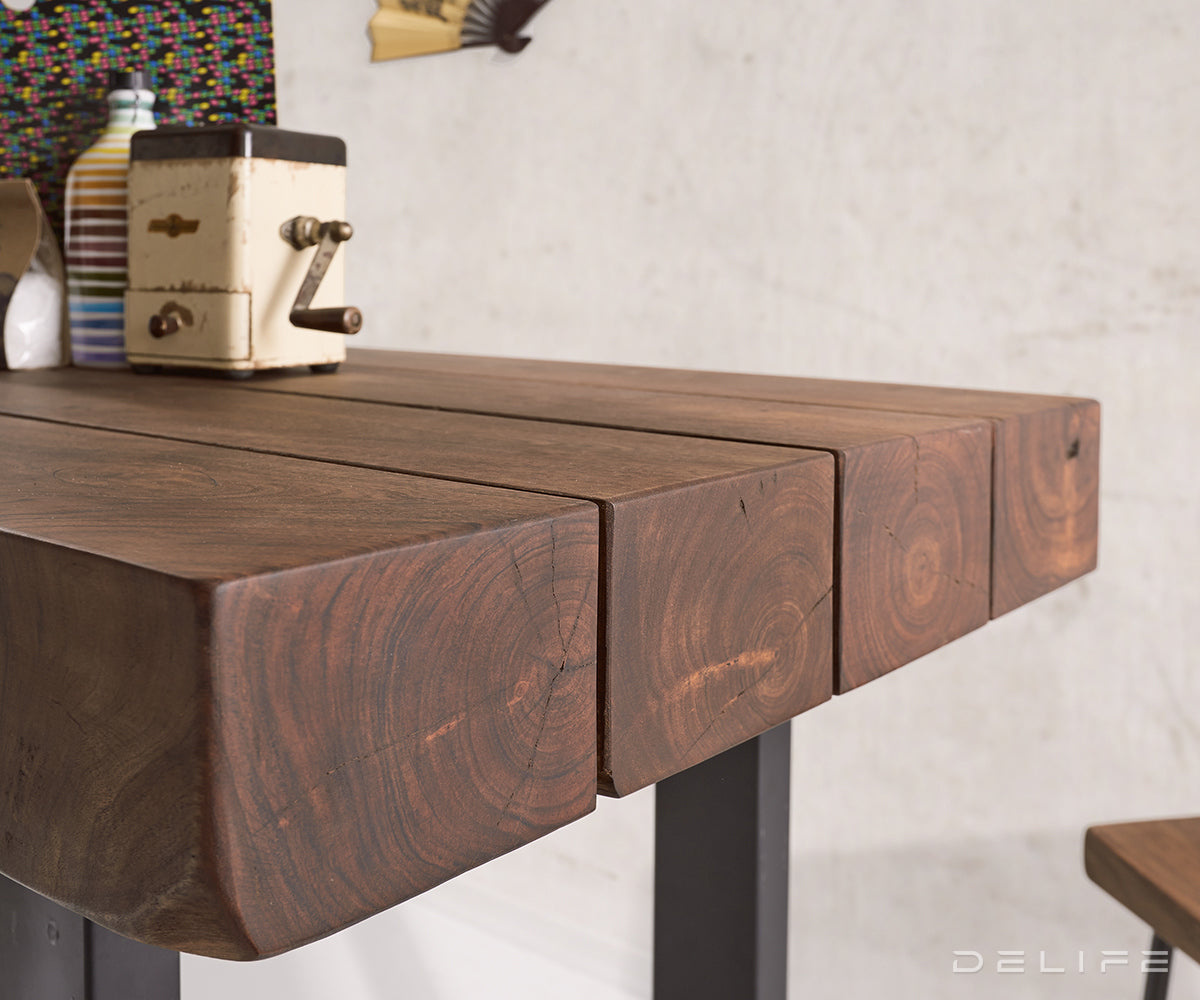 Barska miza Blokk 165x60cm, Material: Akacija