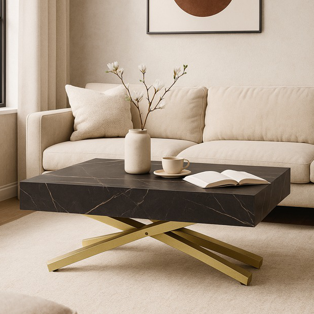 Klubska mizica Sanna X 120/200x90cm, Material: Izbira materiala