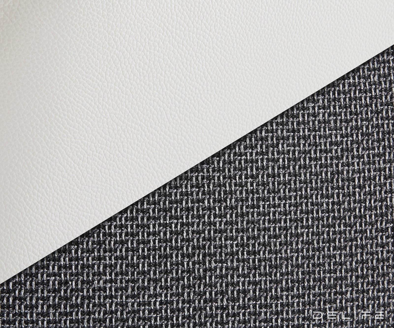 Kotna sedežna garnitura Clovis XL 400x185 cm, Material: Strukturirana tkanina/Umetno usnje