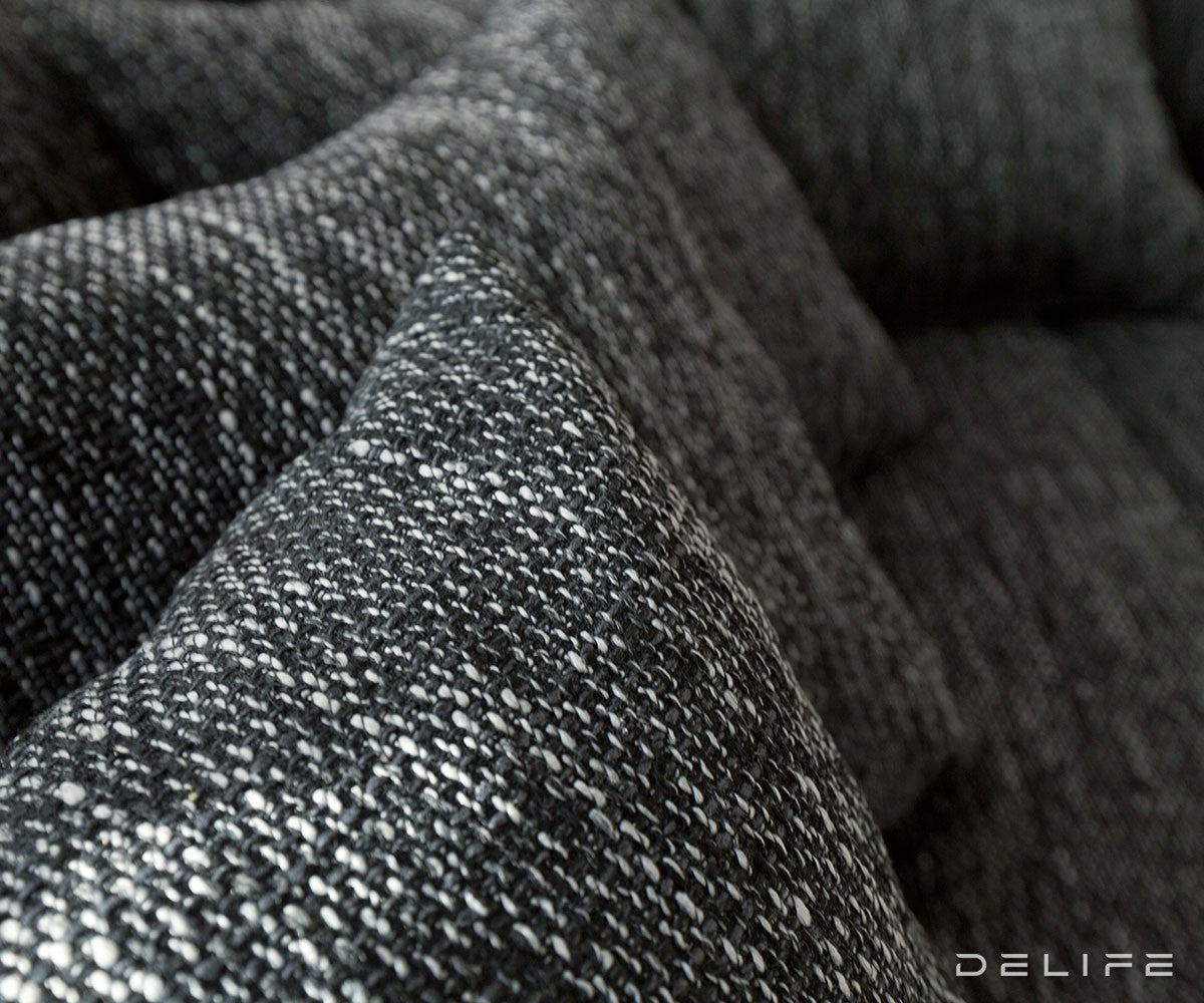 Kotna sedežna garnitura Clovis XL 400x200 cm, Material: Strukturirana tkanina/Umetno usnje