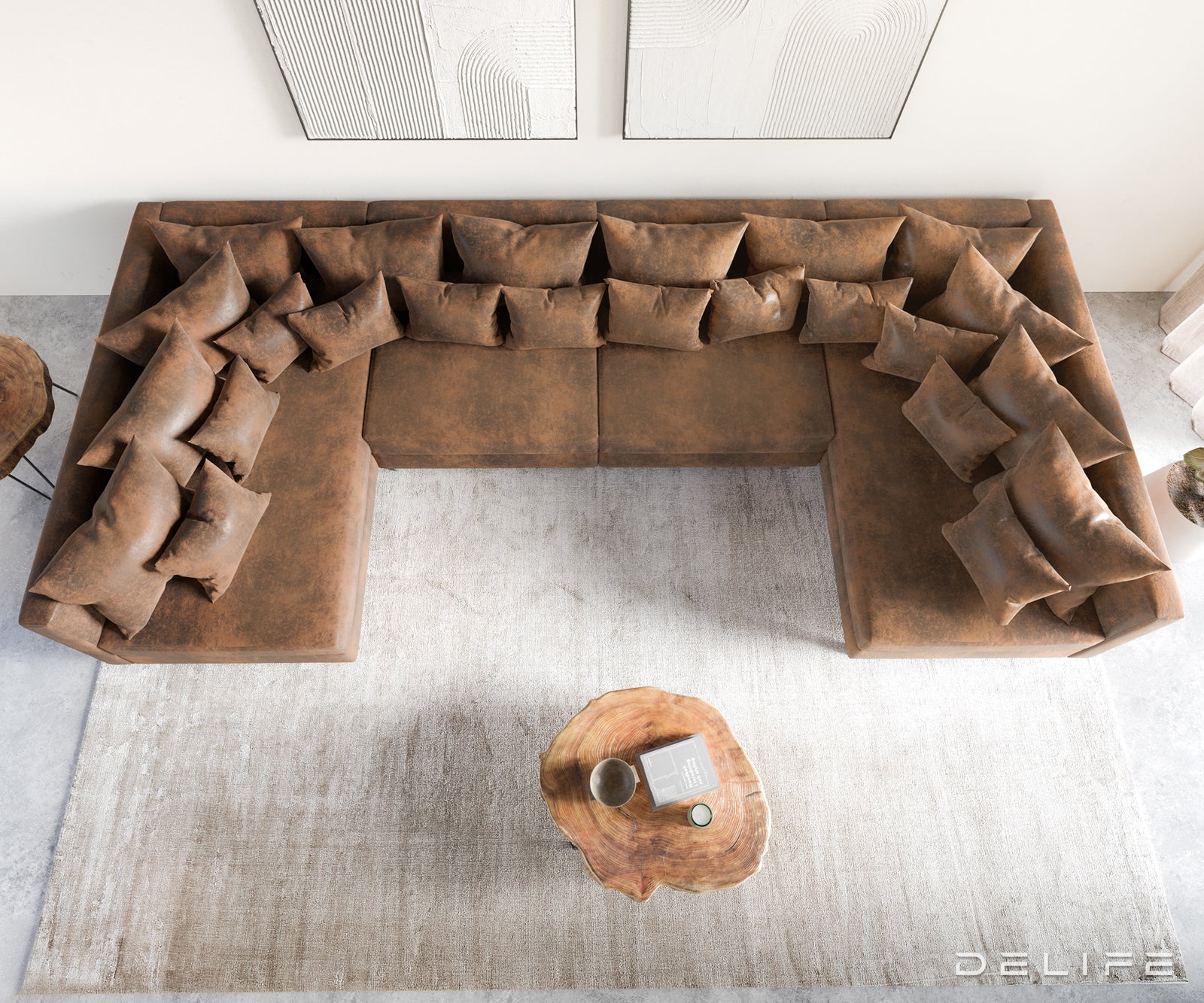 Kutna garnitura Clovis XL 400x185cm, Materijal: Mikrovelur