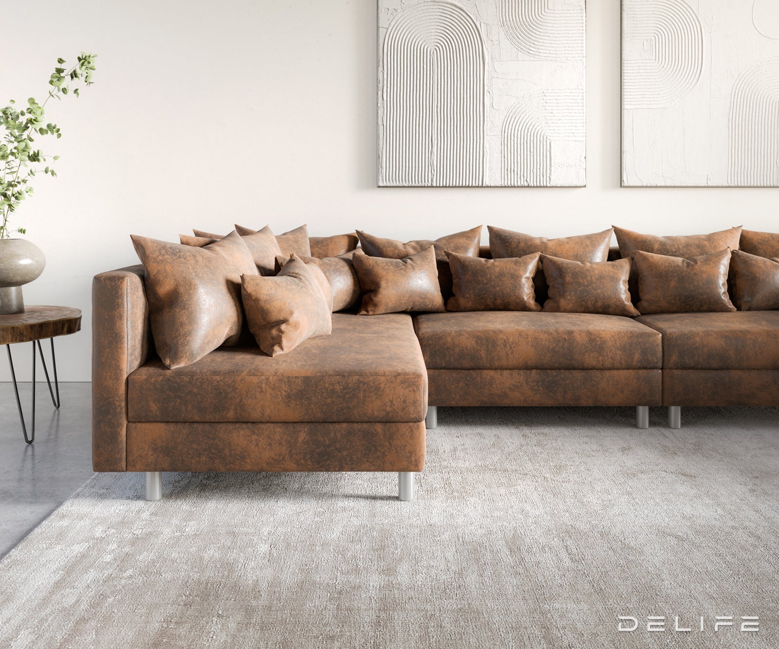 Kutna garnitura Clovis XL 400x185cm, Materijal: Mikrovelur