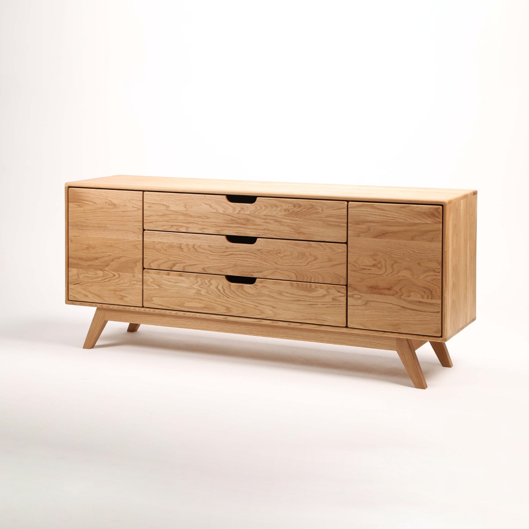 TV komoda Modena 180x45 cm, material: masiven hrast
