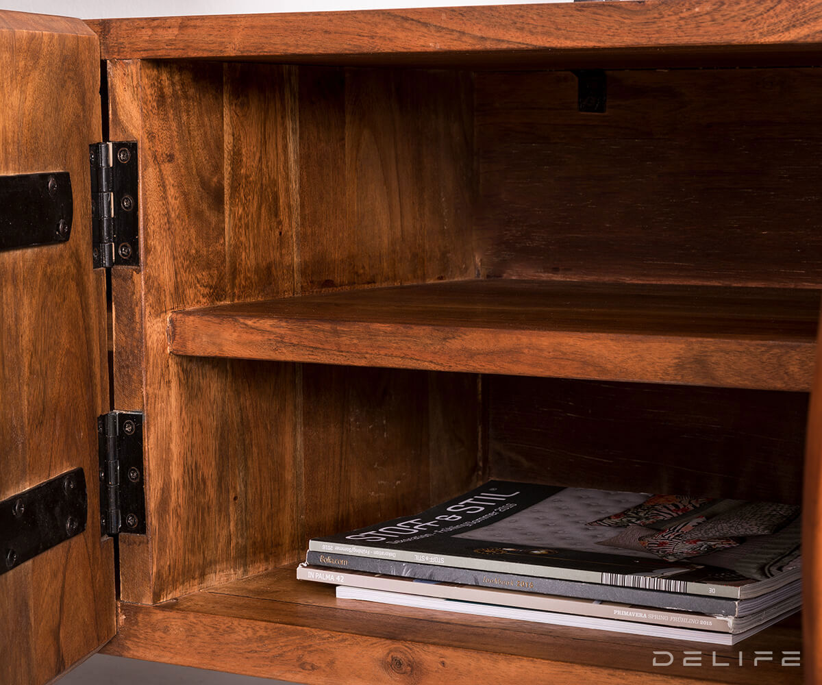 Komoda Live Edge, 200x46 cm, Material: Akacija