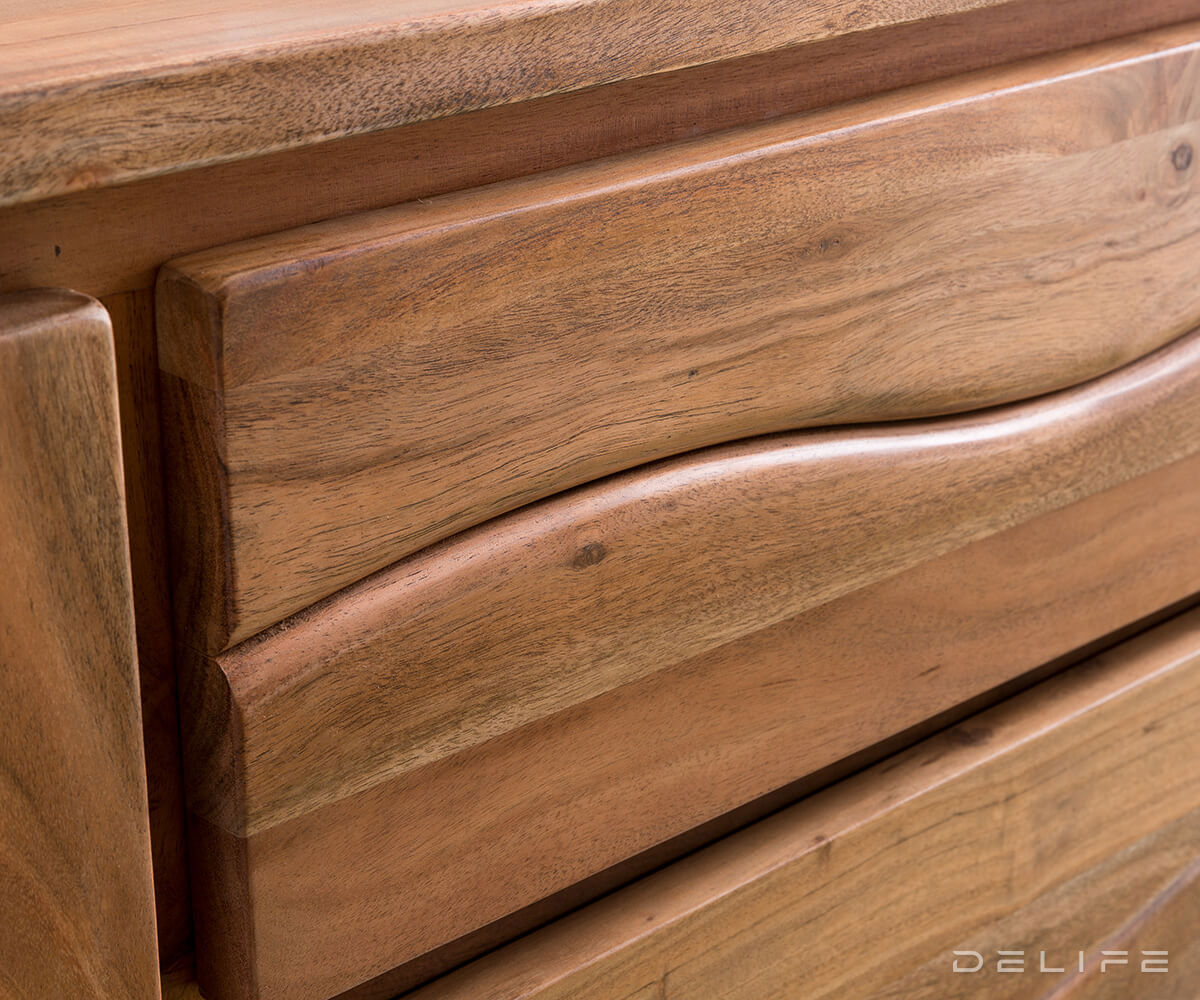 Komoda Live Edge, 200x45cm, Material: Akacija