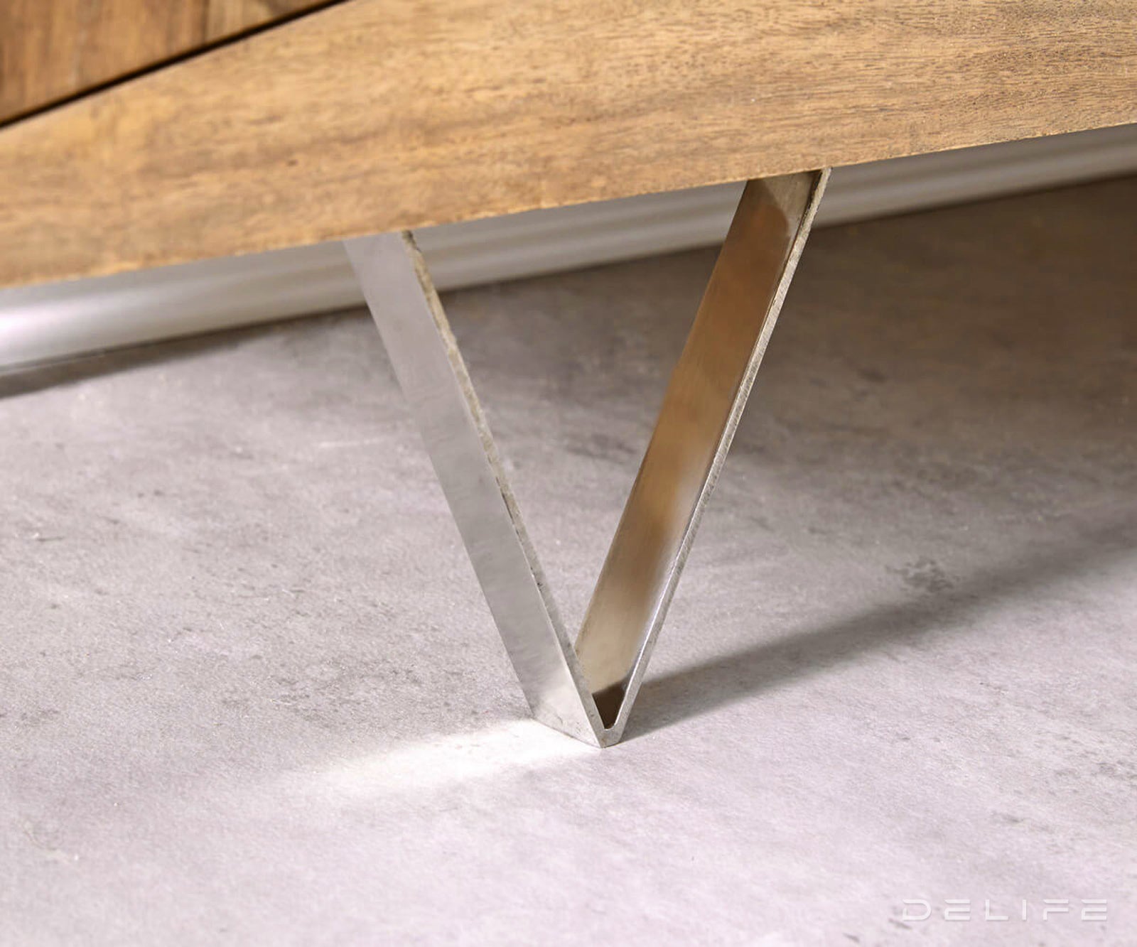 Dizajnerska komoda Wyatt 175x40cm, Material: Sheesham