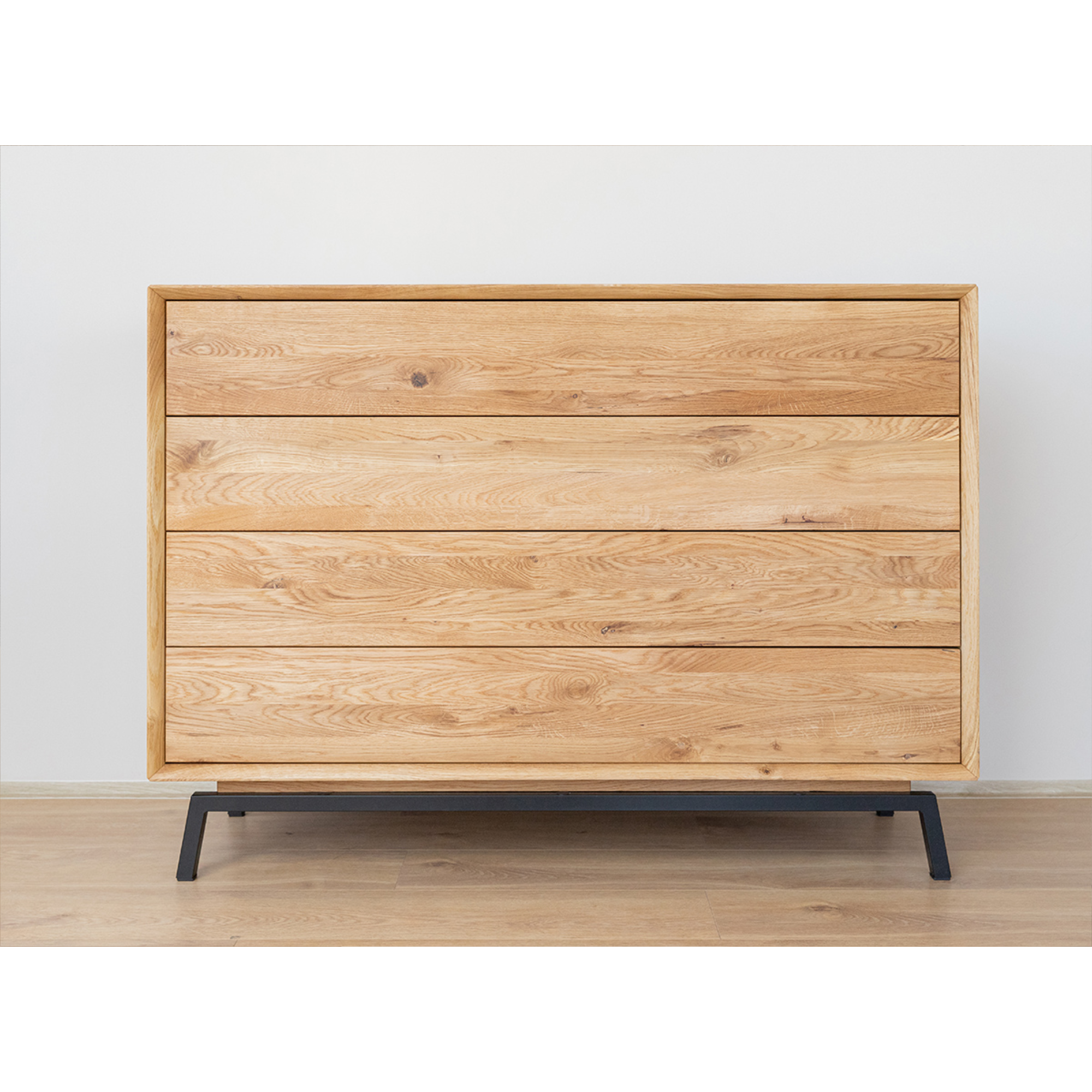 Komoda Modern Loft 120,50x45 cm, Material: Masivno hrastovo les