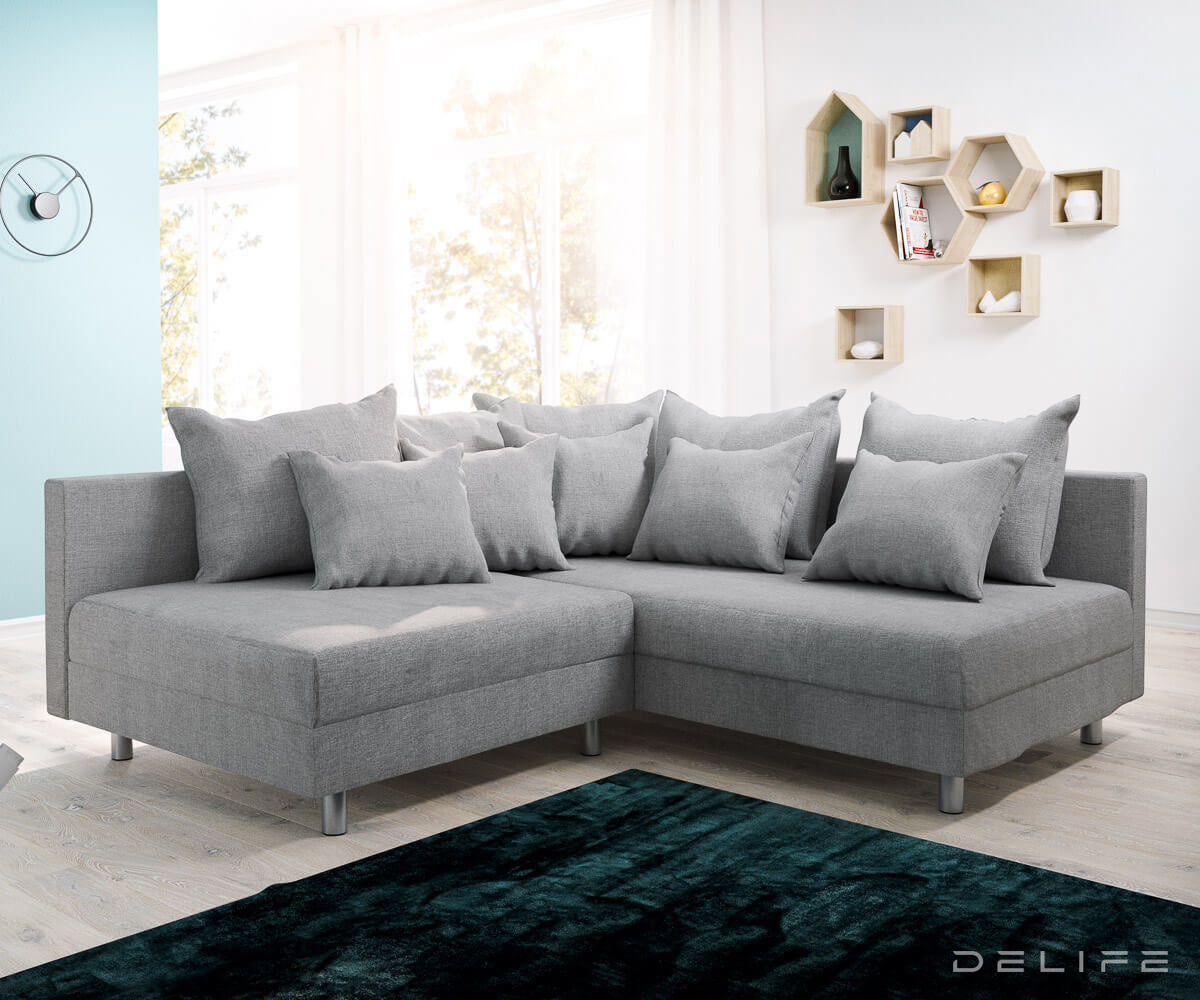 Kotna sedežna garnitura Clovis 300x185cm, Material: Plosko tkanje