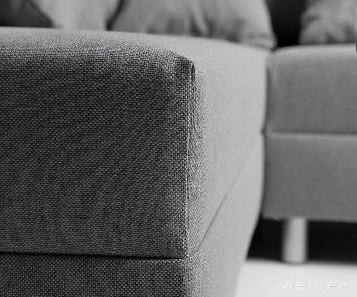 Kotna sedežna garnitura Clovis 200x185cm, Material: Plosko tkanje