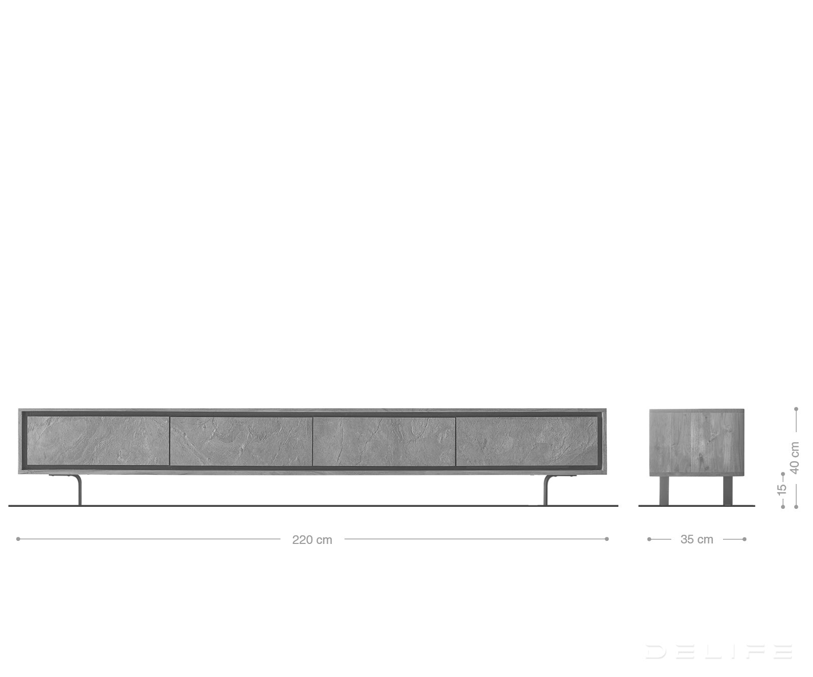 Juwelo komoda, material: akacija