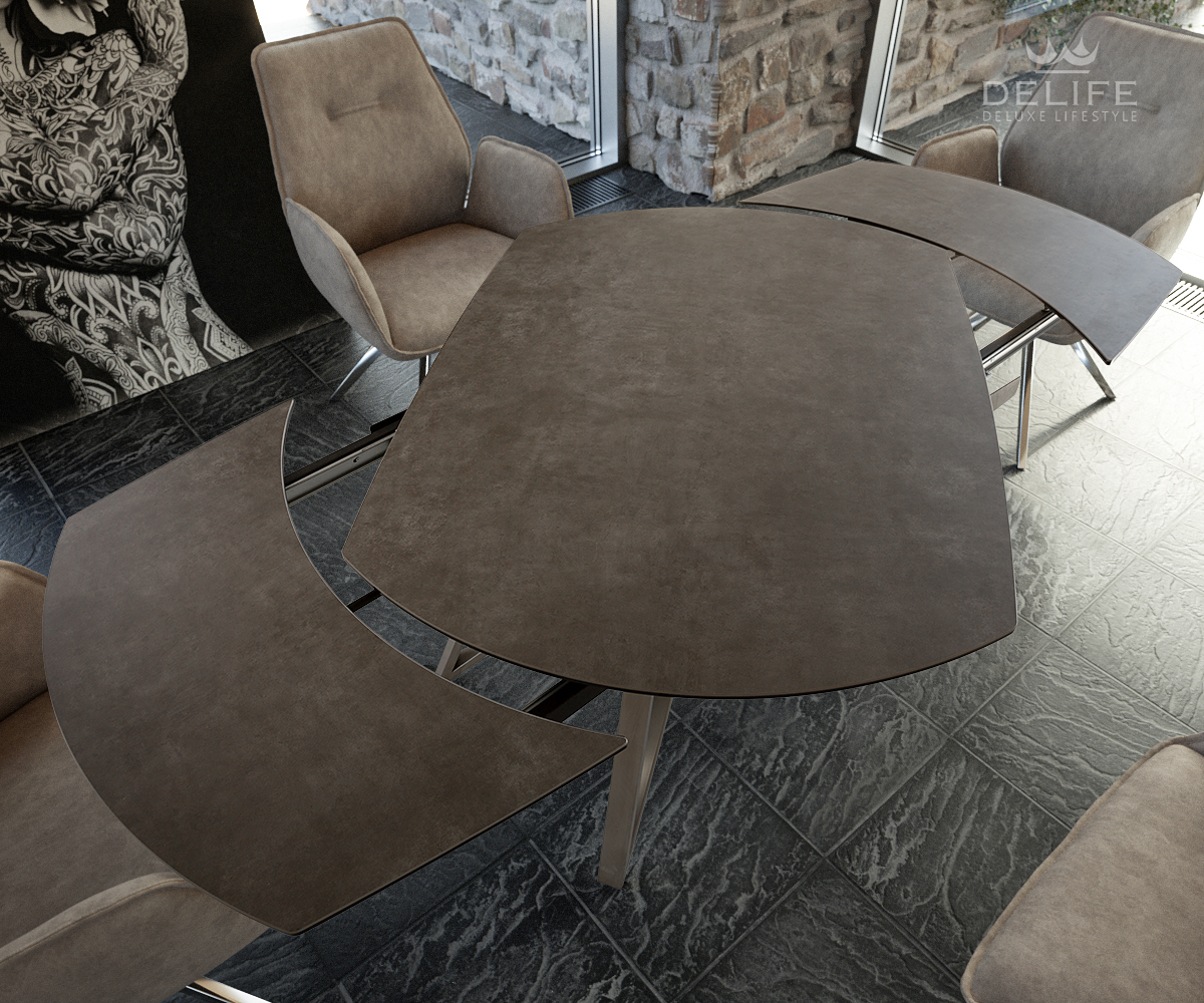 Raztegljiva miza Carlow 130/200x90cm, Material: Keramika