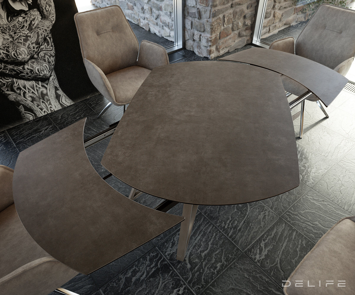 Raztegljiva miza Carlow 130/200x90cm, Material: Keramika