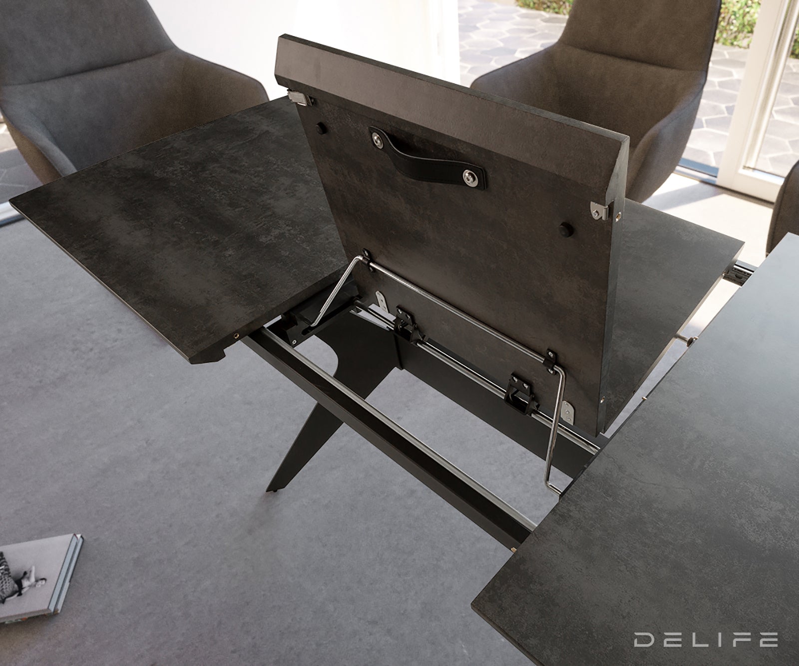 Raztegljiva miza Edona 160/200x90, Material: Folirani MDF