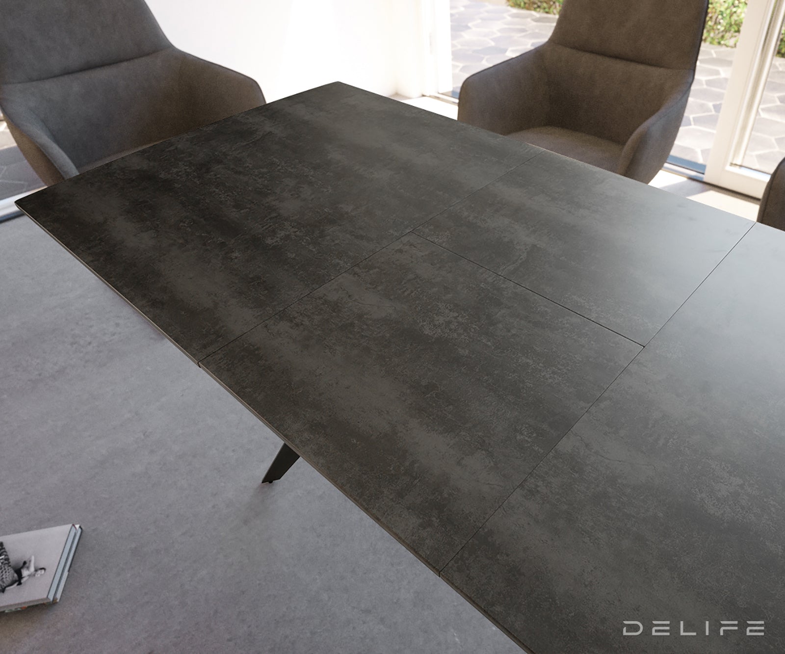 Raztegljiva miza Edona 160/200x90, Material: Folirani MDF