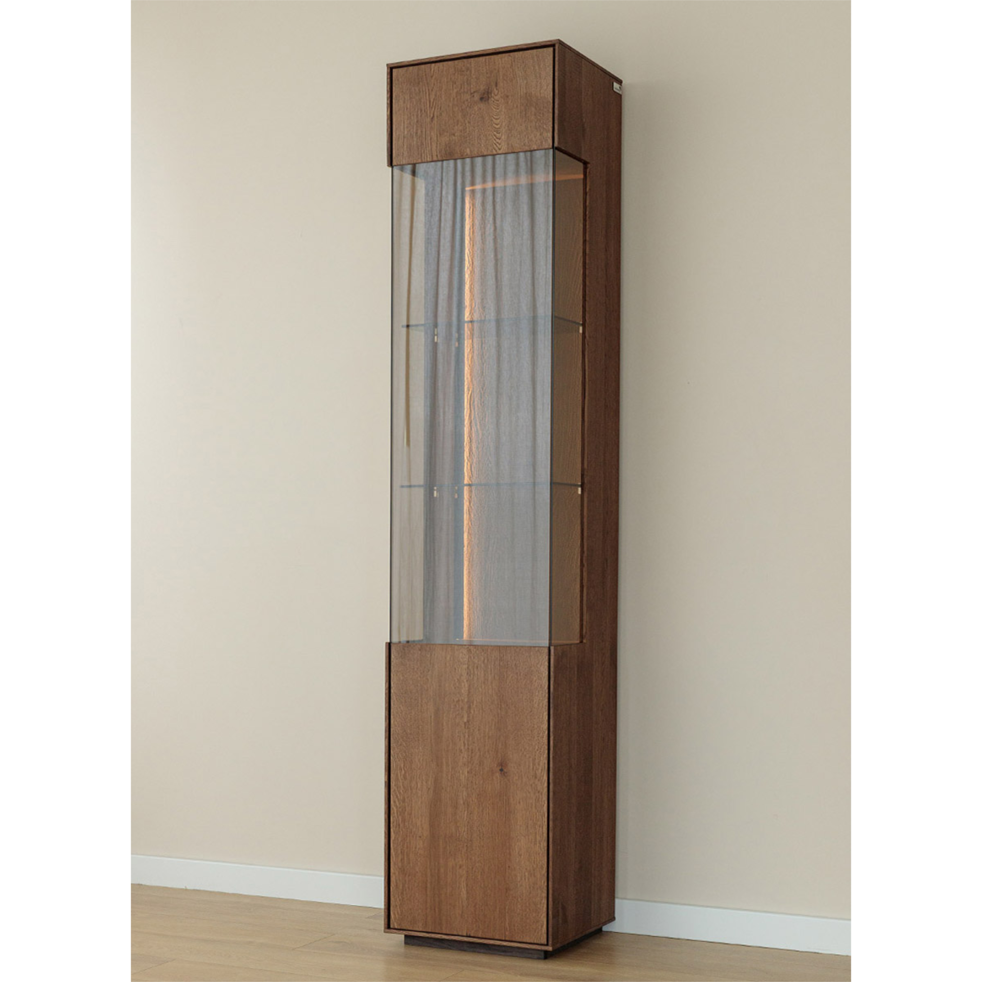 Vitrina Collodi 43x205 cm, Material: Masivno hrastovo les