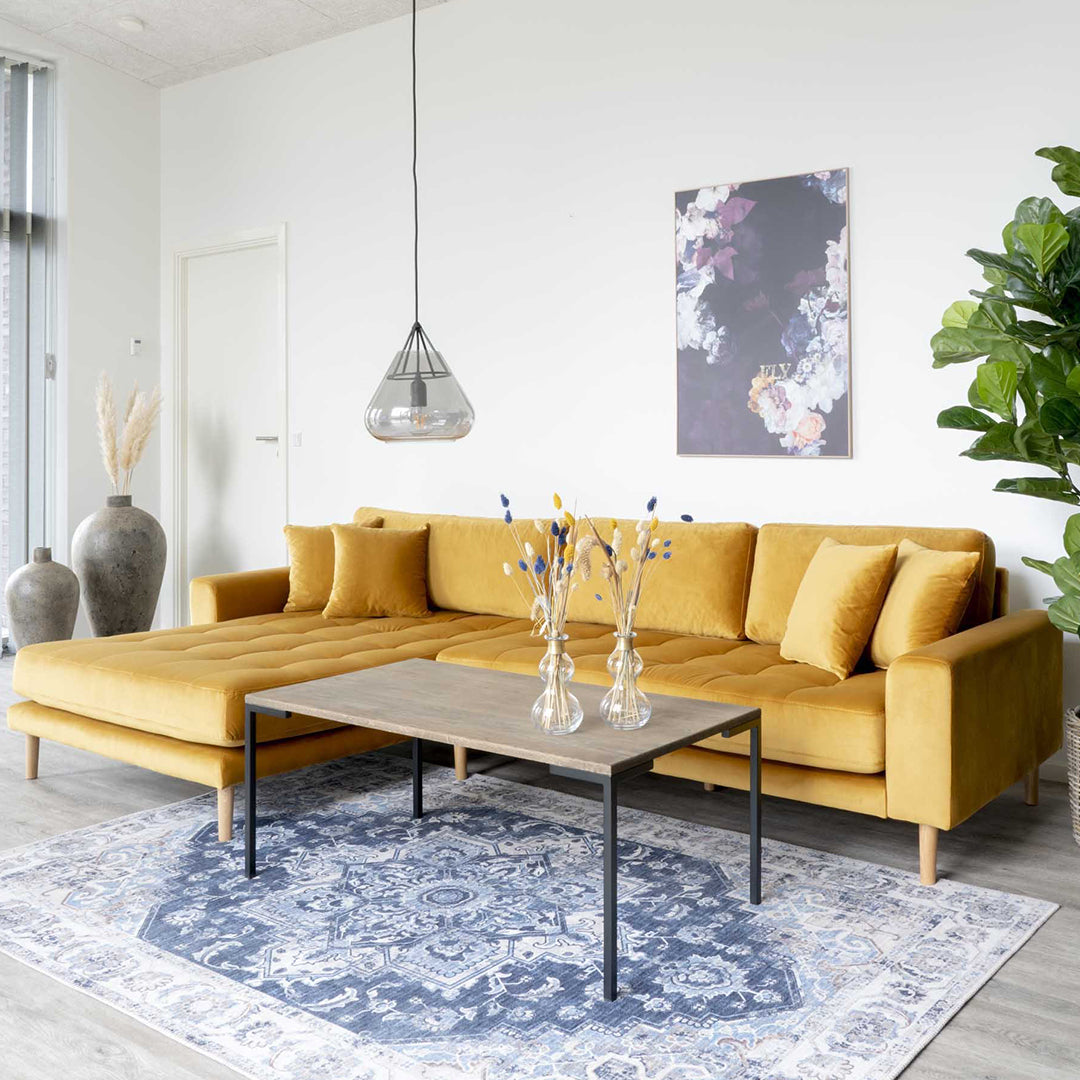 Kotna sedežna garnitura Lido, Material: Žamet