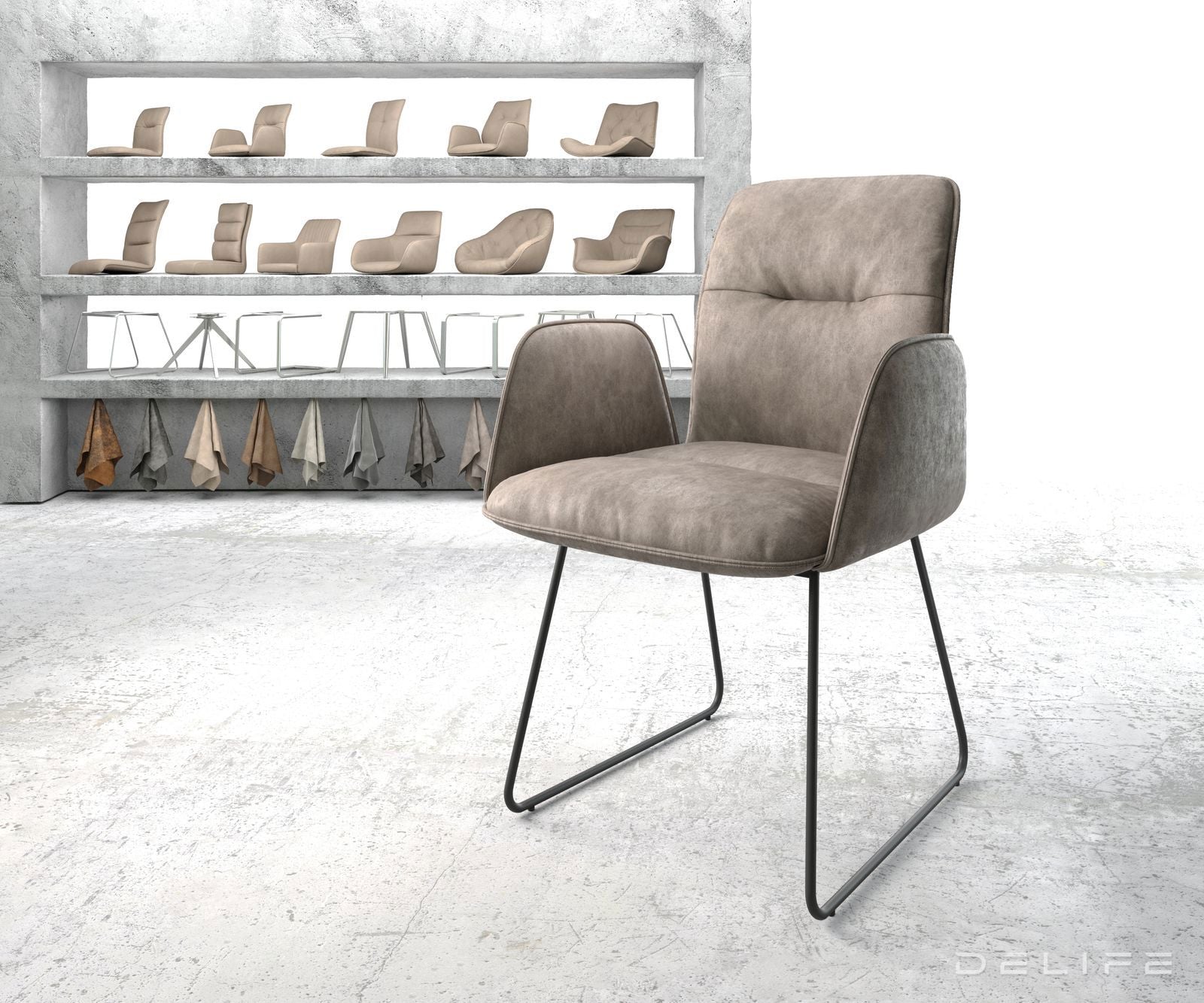 Jedilni stol Vinja, Material: Mikrofibra