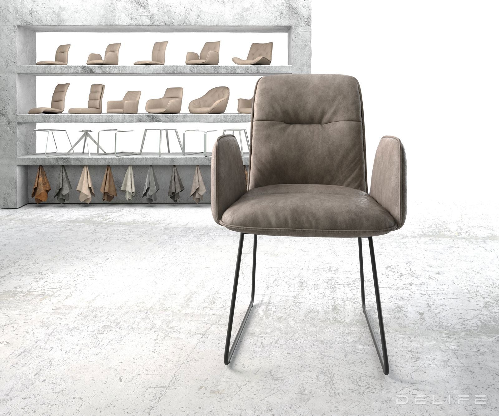 Jedilni stol Vinja, Material: Mikrofibra