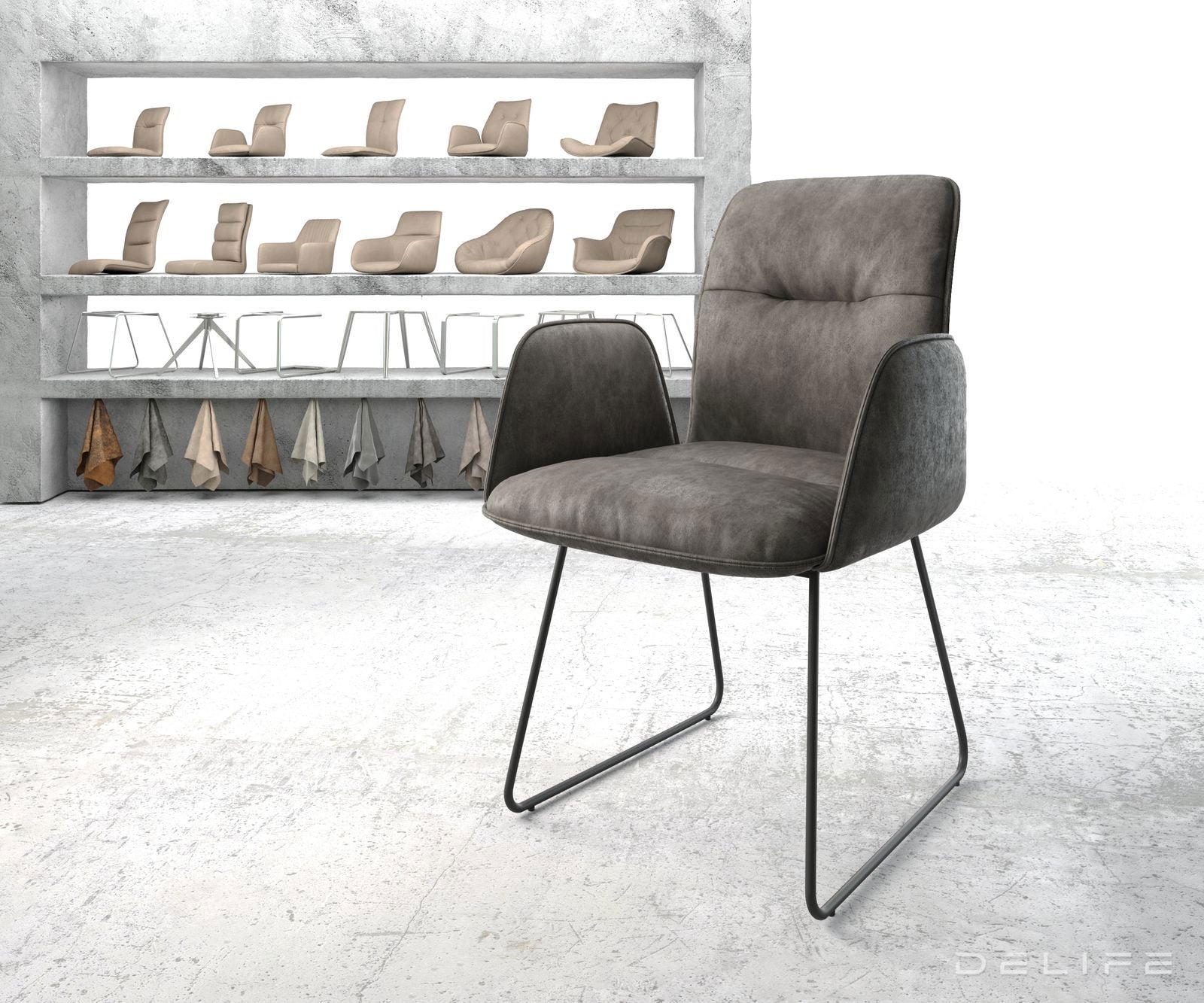 Jedilni stol Vinja, Material: Mikrofibra